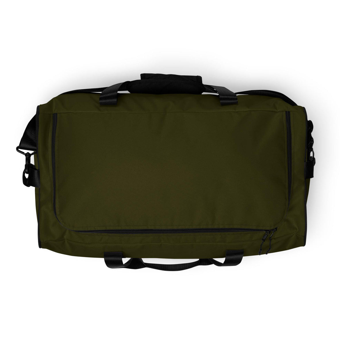 Dark Olive Duffle Bag | Heavy Duty Camping Gear Storage Tote | Olive Green Travel Essential for Adventurers