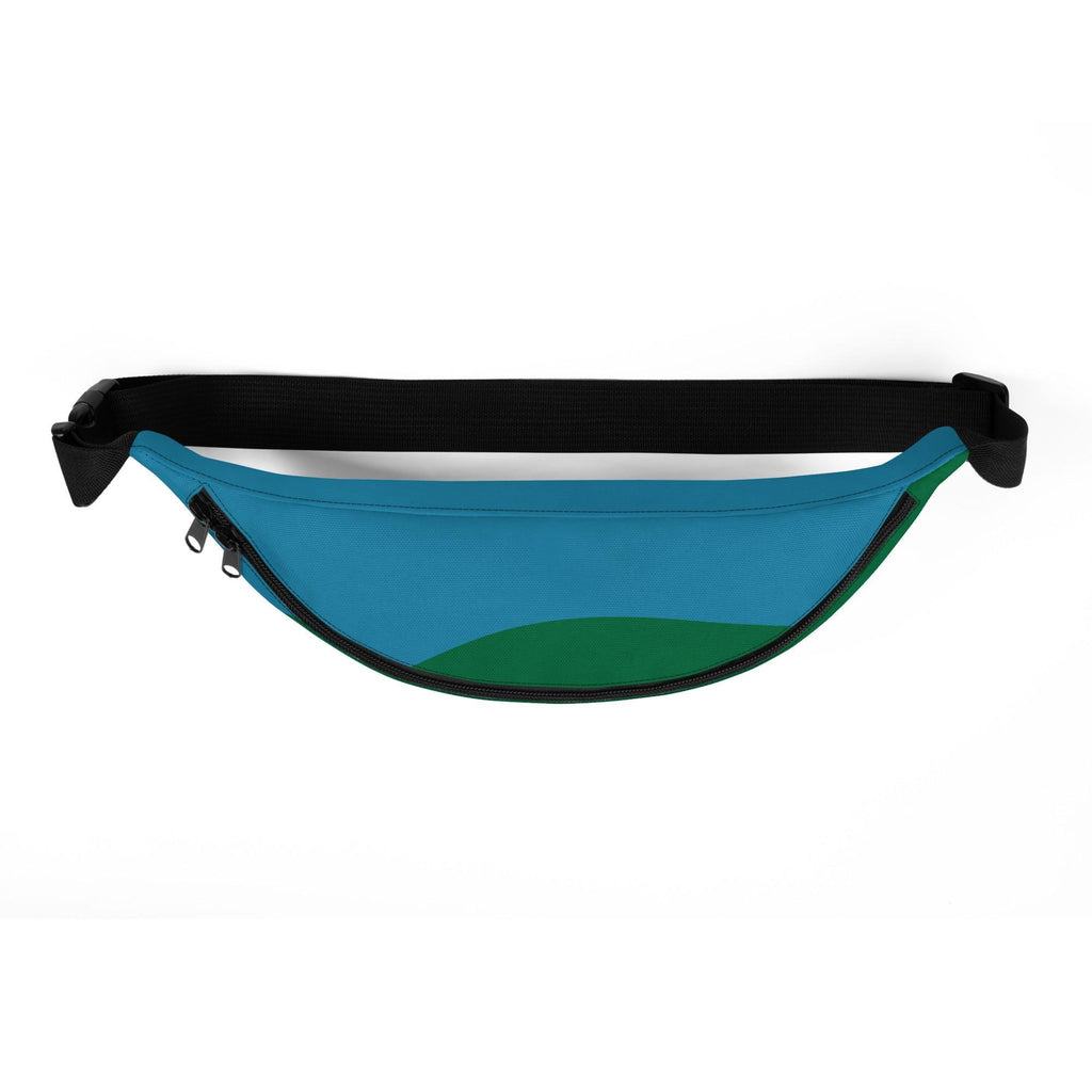 Fanny Pack | Hills and Sky Stylish Waist Bag, Adjustable Belt, Perfect for Travel & Festivals, Lightweight, Durable Design