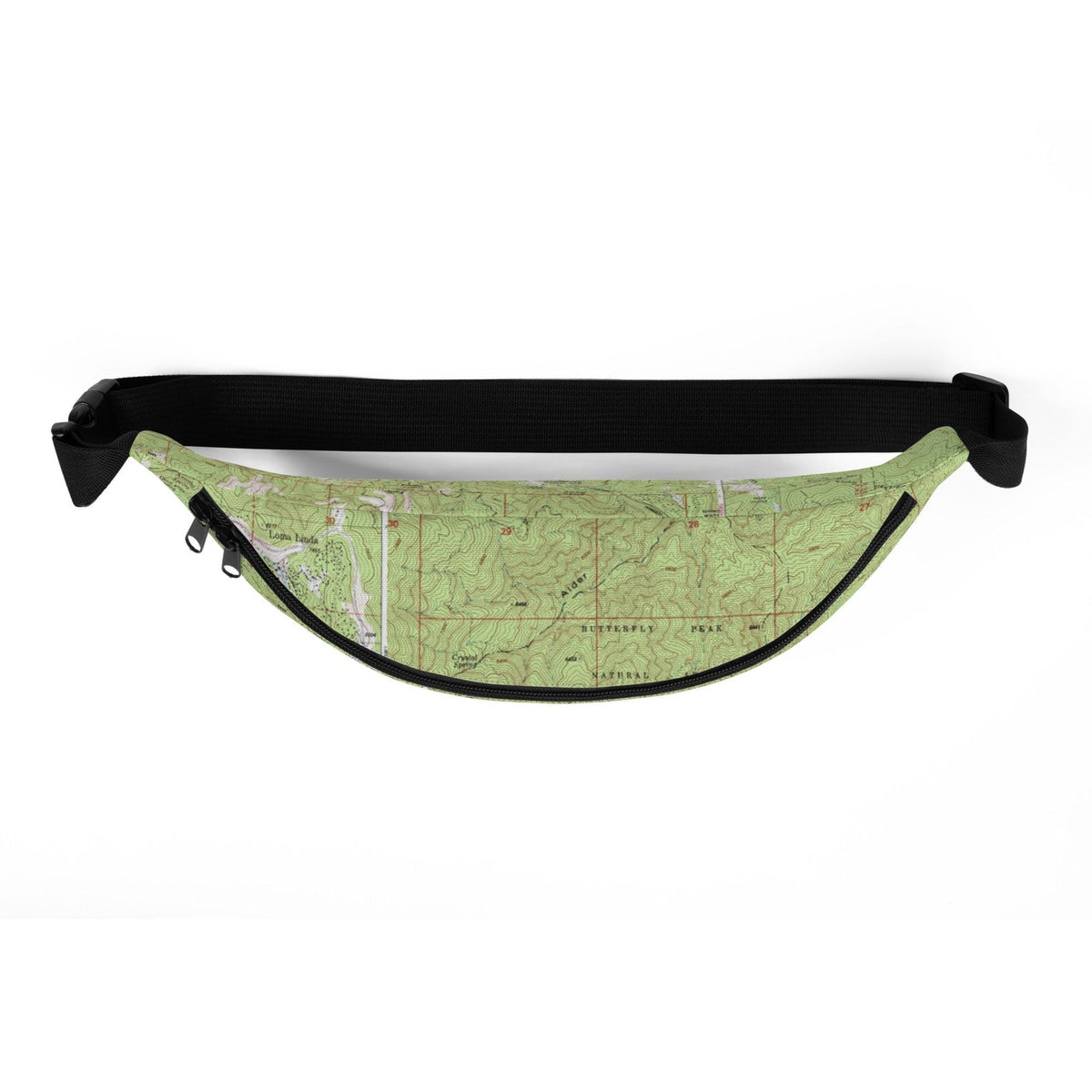 Tucson Fanny Pack | Mount Lemmon Topographic Map Waistbag | Hiking and Outdoor Enthusiast Gear