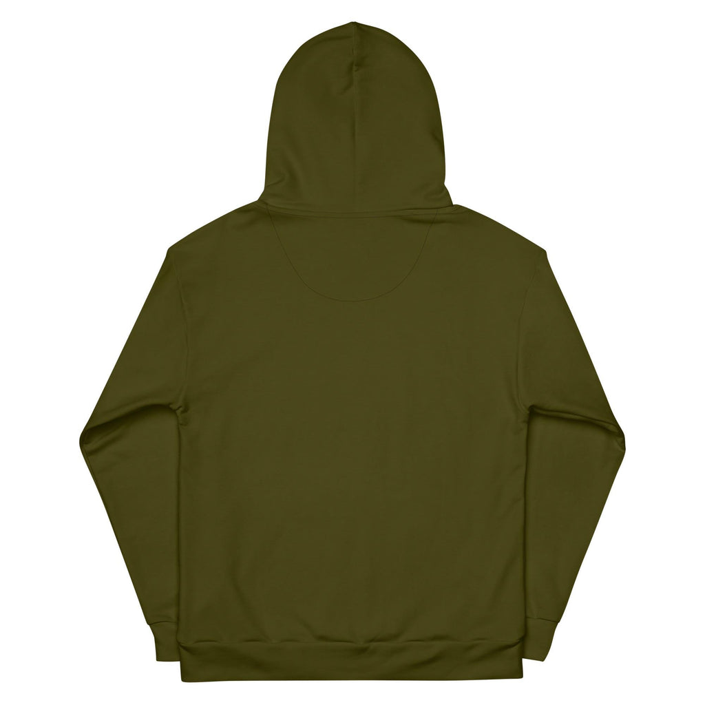 Hoodie | Unisex Dark Olive Green Pullover | Solid Color Comfort for All | Cozy Everyday Wear