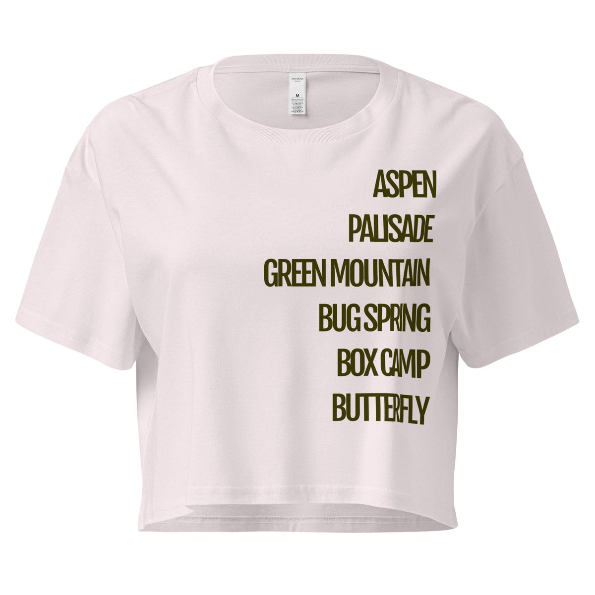Trails Crop Top | Tucson Trails & Mount Lemmon Women's Crop Top | Stylish Tucson Apparel for Outdoor Adventures