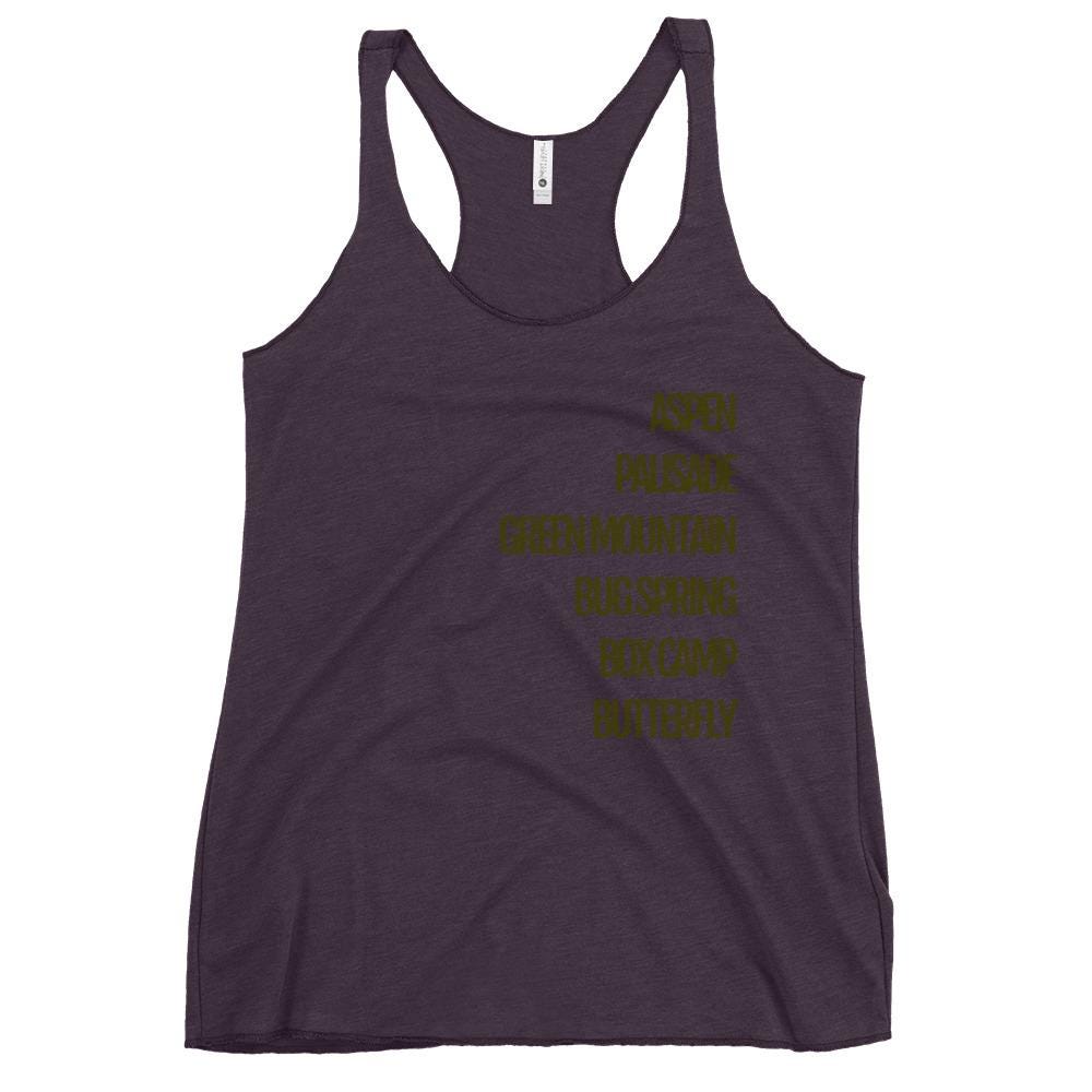 Trails Women's Racerback Tank | Tucson Trails Racerback | Mount Lemmon Lovers Apparel