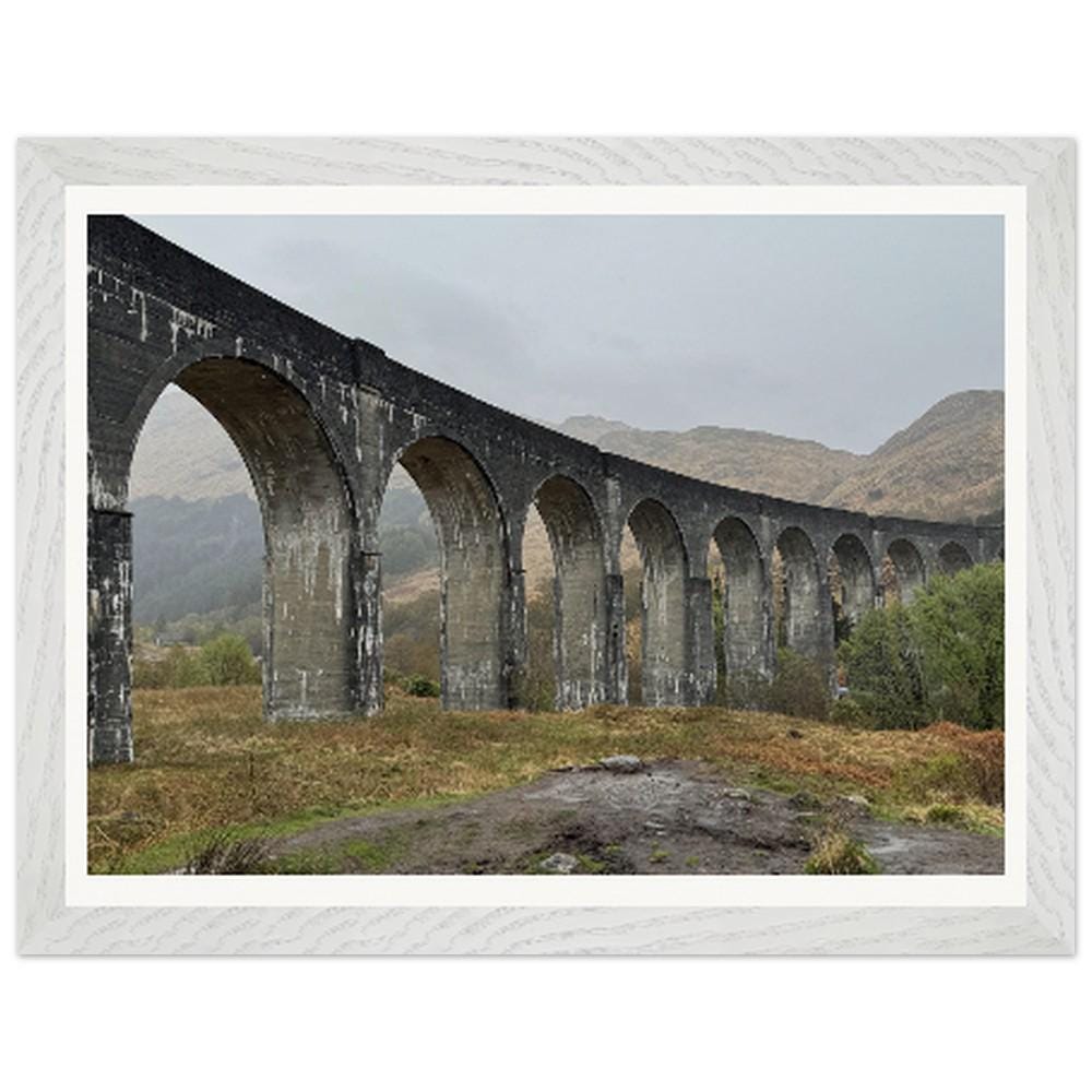 Scotland Landscape | Glenfinnan Viaduct Wooden Framed Poster | Premium Quality Matte Art Print for Home Decor