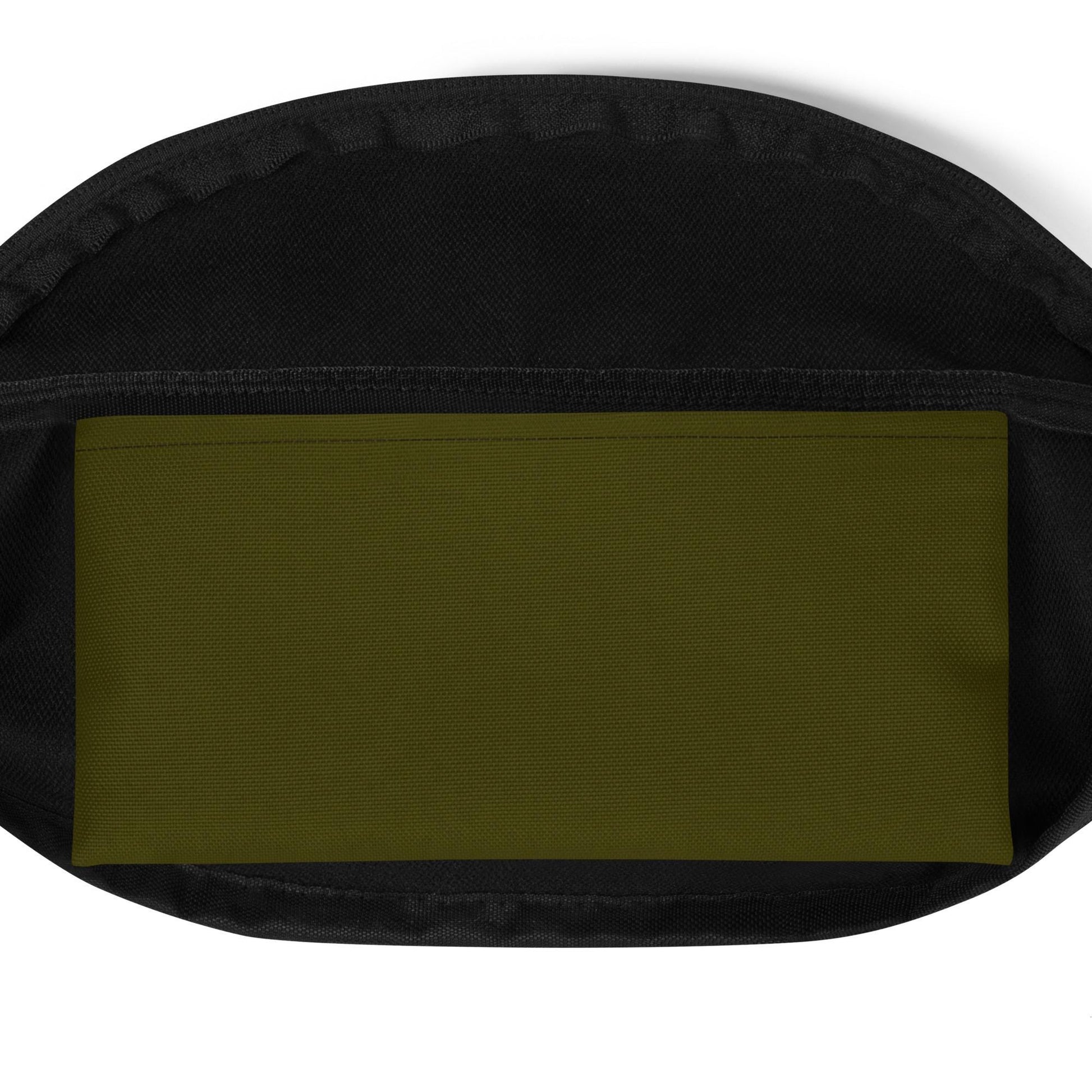 Fanny Pack | Hex Design in Dark Olive | Stylish and Functional Waist Bag for Travel & Everyday Use