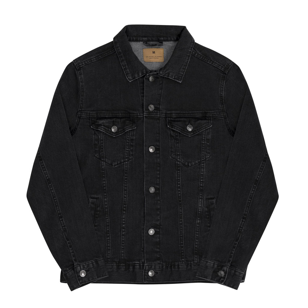 Denim Jacket with Embroidered Cow Skull | Unisex Trucker Jacket | Western Style | Unique Embroidered Design