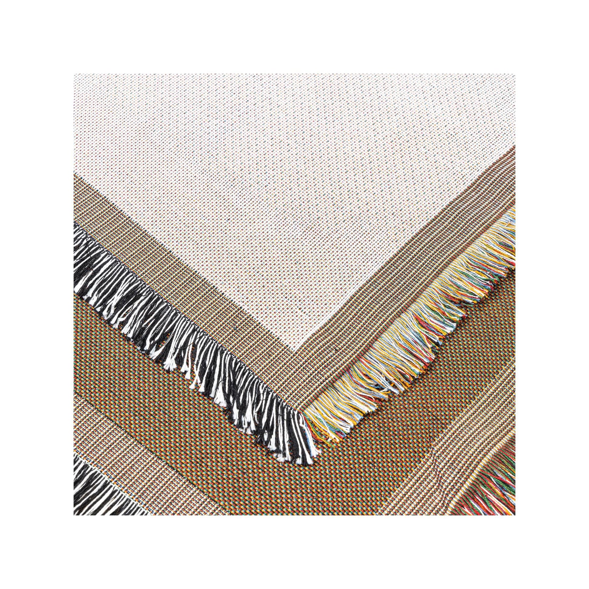 Throw Blanket | Woven Cow Skull Design | Western Decor | Cozy Home Accessory | Unique Gift Idea for Rustic Style