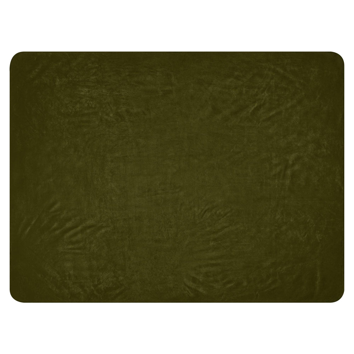 Dark Olive Sherpa Blanket | Cozy Throw | Comfy Home Decor | Dark Olive Lovers
