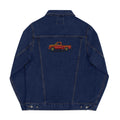 1963 Ford Embroidered Denim Jacket | Unisex Jean Trucker Jacket for Truck Lovers | Vintage Style Apparel