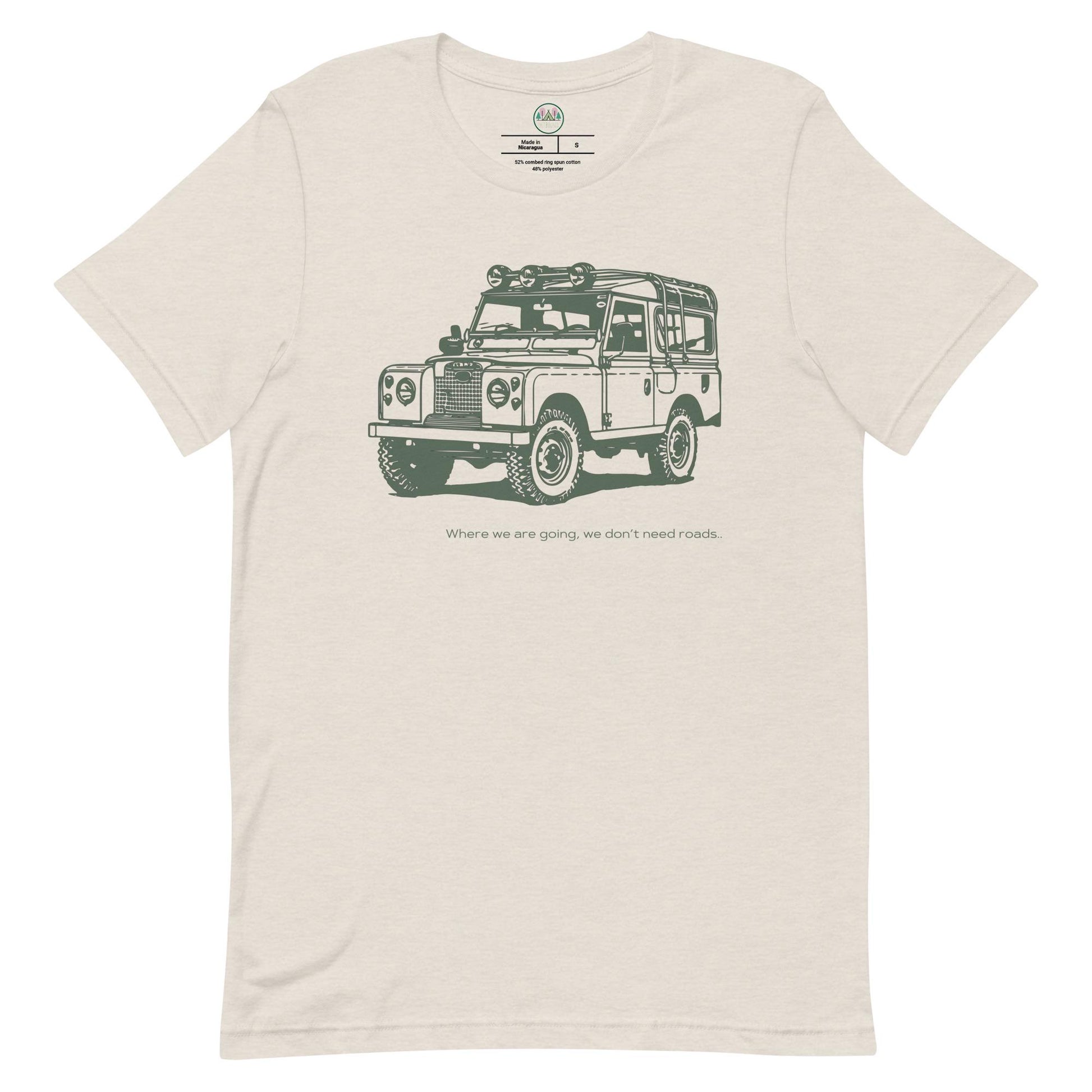 Series Land Rover Tee | Unisex Vintage Car T- Shirt | Overland Design for Rover Enthusiasts | Auto Enthusiast Gift