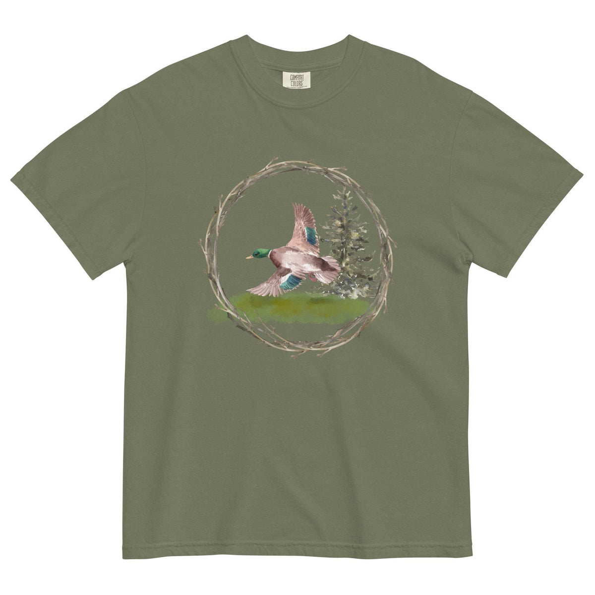 Mallard Duck | Nature Lovers Tee | Cottagecore Aesthetic | Comfort Colors T-Shirt | Unisex
