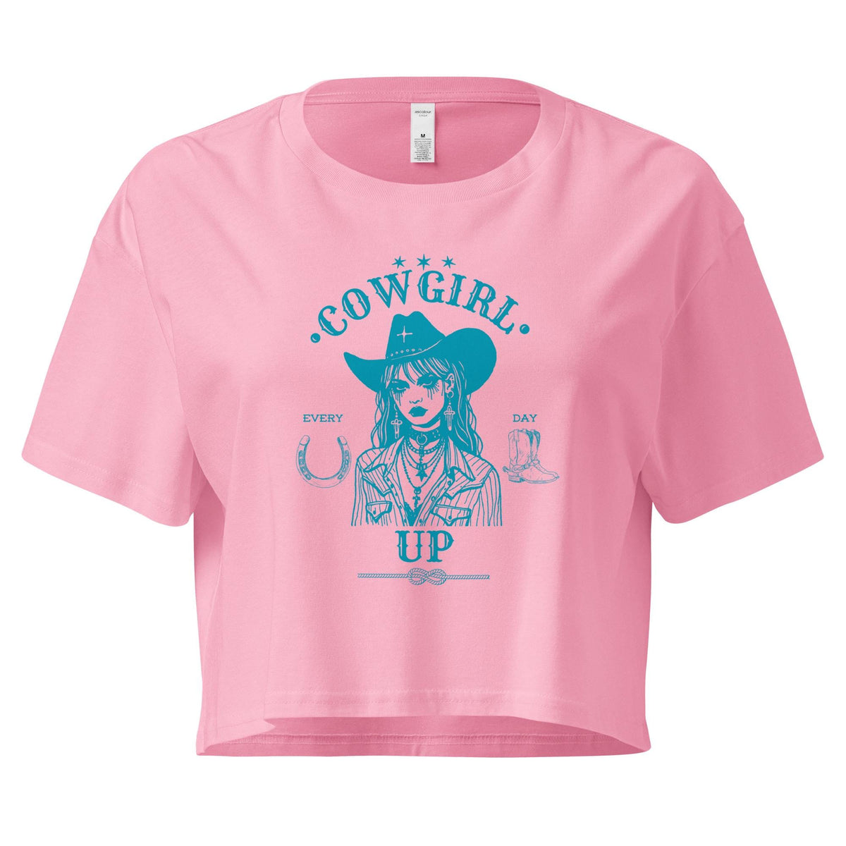 Cowgirl Up Every Day | Women's Crop Top | Western Crop Tee | Cowgirl Lifestyle