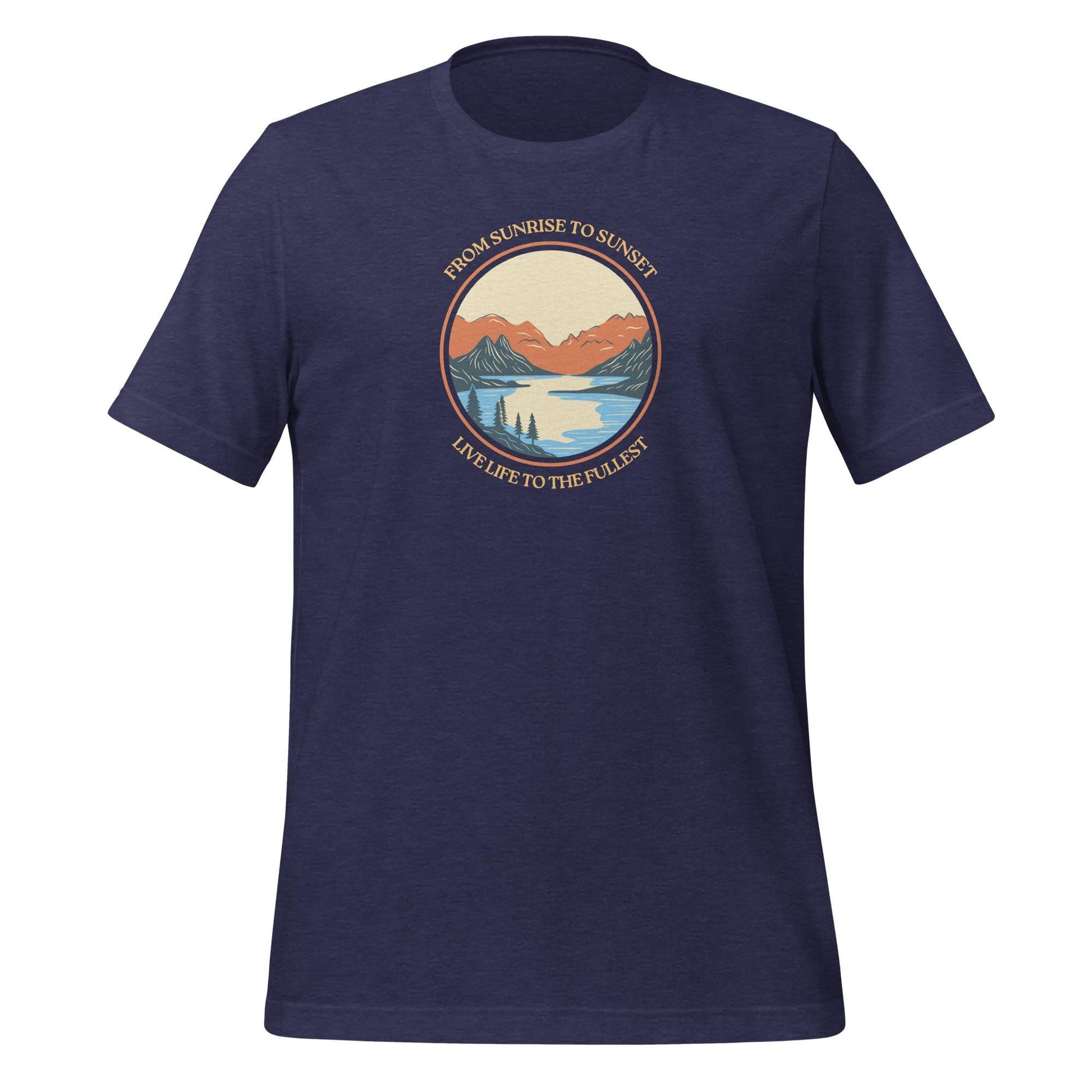 Sunrise to Sunset | Outdoor Graphic Tee | Inspirational Nature Shirt | Nature Lovers Apparel