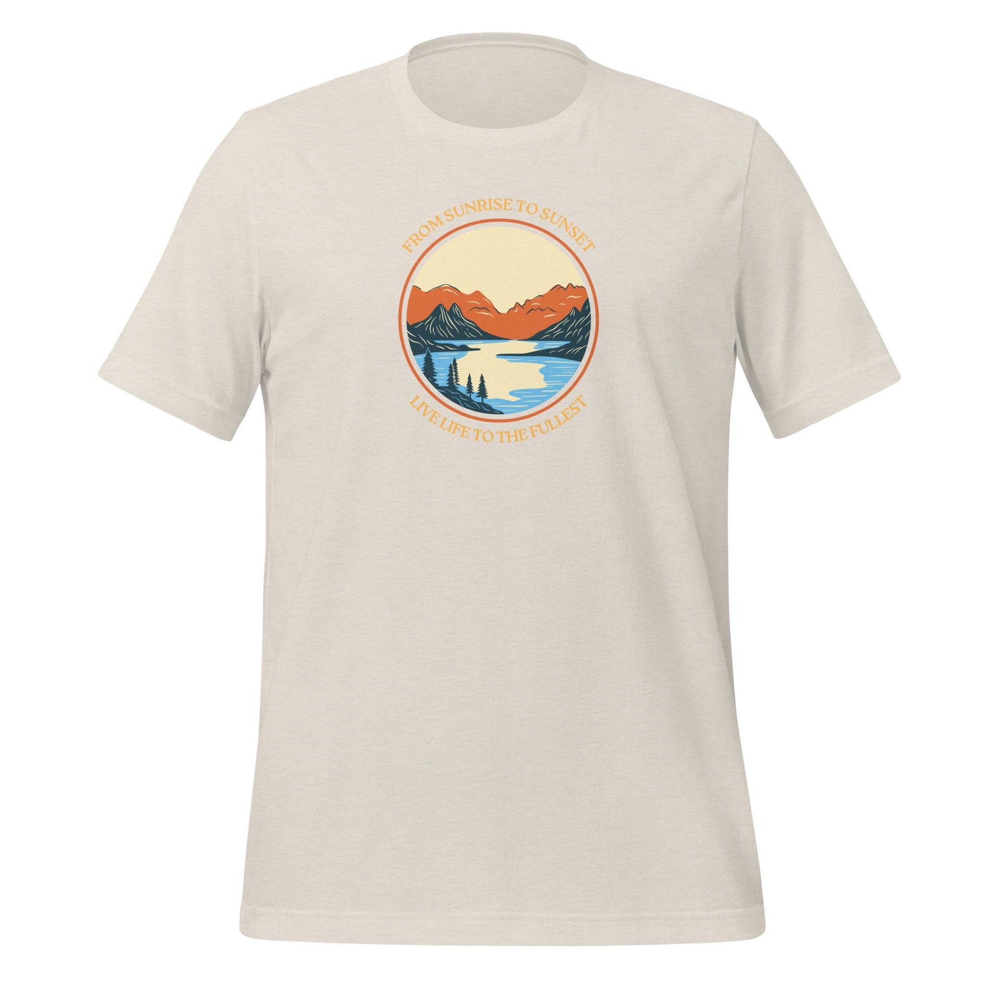 Sunrise to Sunset | Outdoor Graphic Tee | Inspirational Nature Shirt | Nature Lovers Apparel