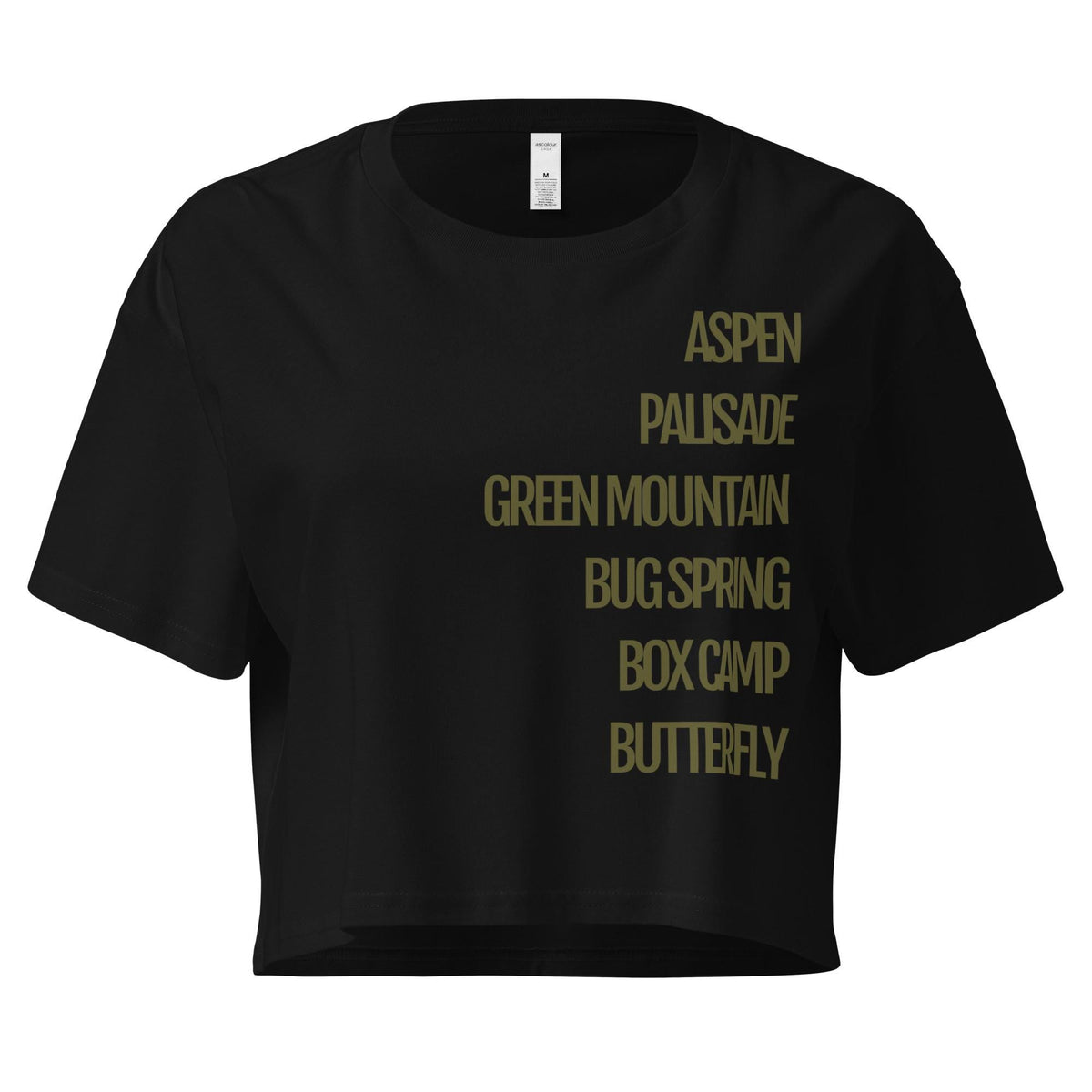 Trails Crop Top | Tucson Trails & Mount Lemmon Women's Crop Top | Stylish Tucson Apparel for Outdoor Adventures