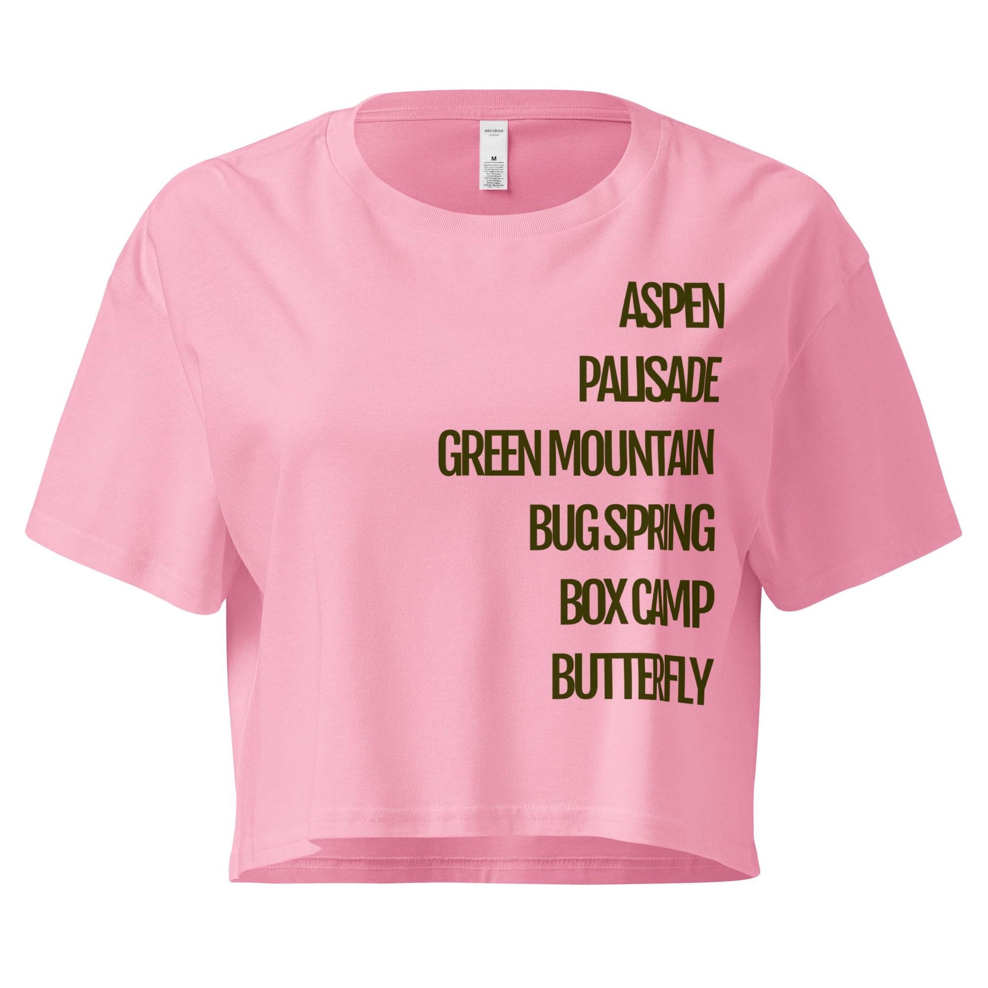 Trails Crop Top | Tucson Trails & Mount Lemmon Women's Crop Top | Stylish Tucson Apparel for Outdoor Adventures