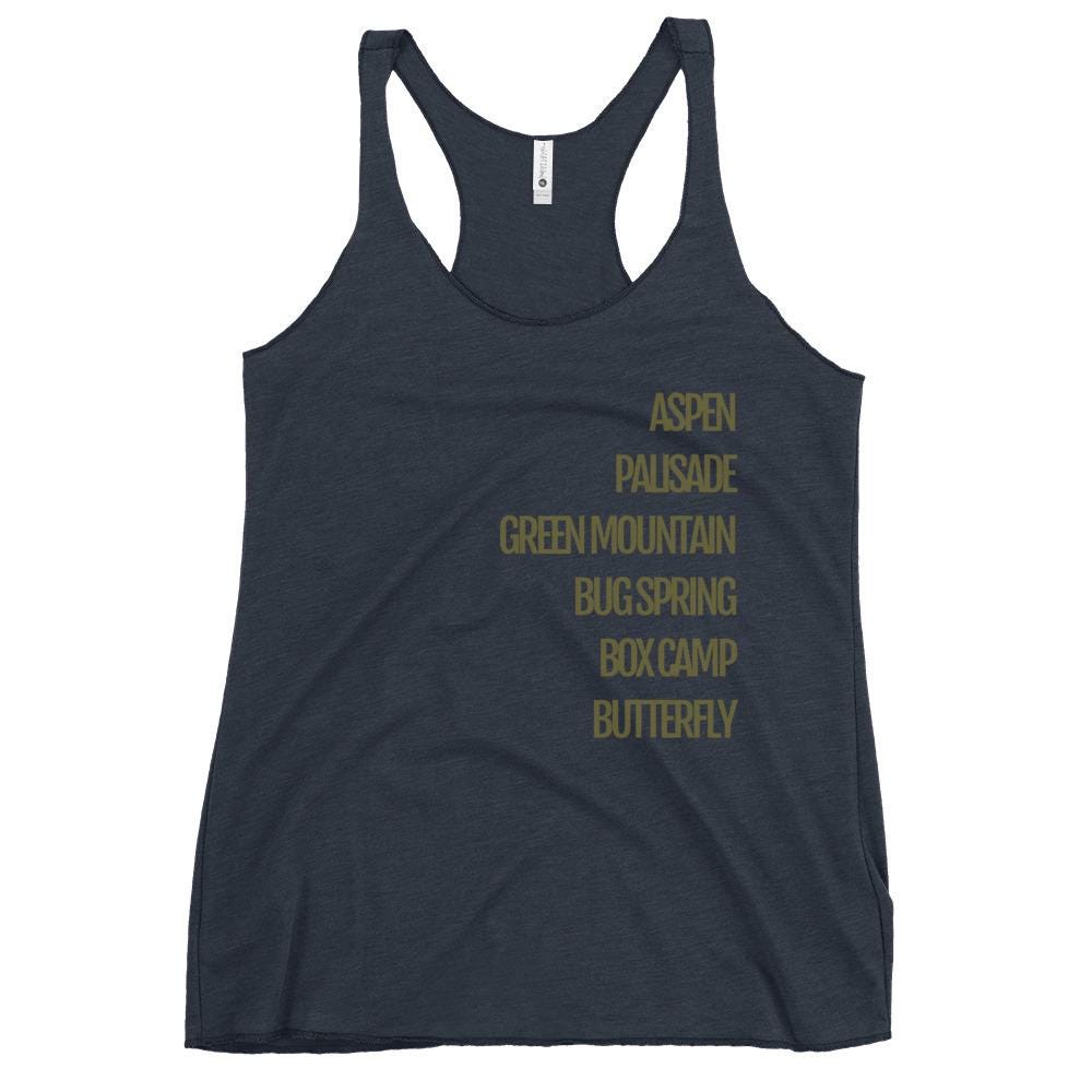 Trails Women's Racerback Tank | Tucson Trails Racerback | Mount Lemmon Lovers Apparel