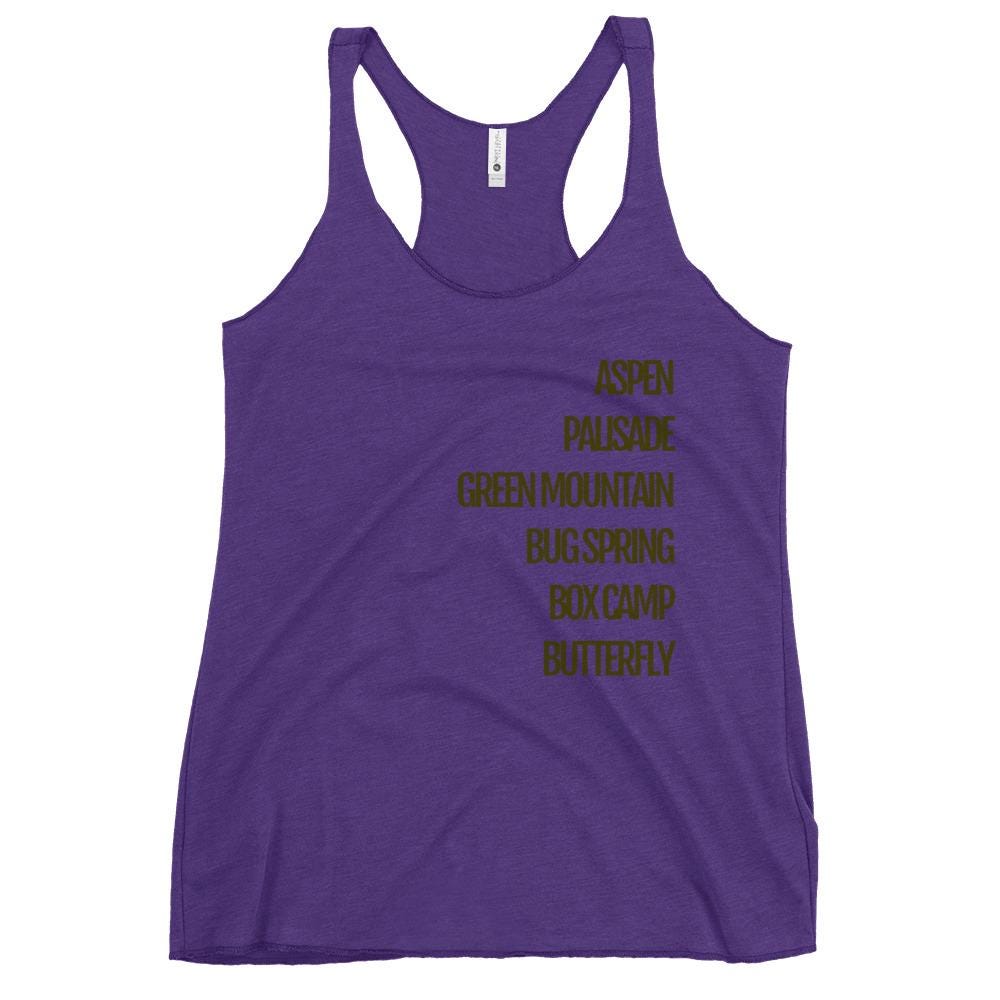 Trails Women's Racerback Tank | Tucson Trails Racerback | Mount Lemmon Lovers Apparel