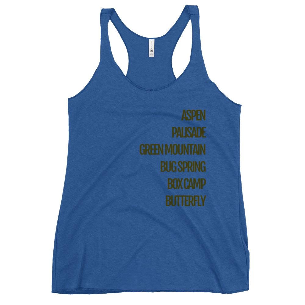 Trails Women's Racerback Tank | Tucson Trails Racerback | Mount Lemmon Lovers Apparel