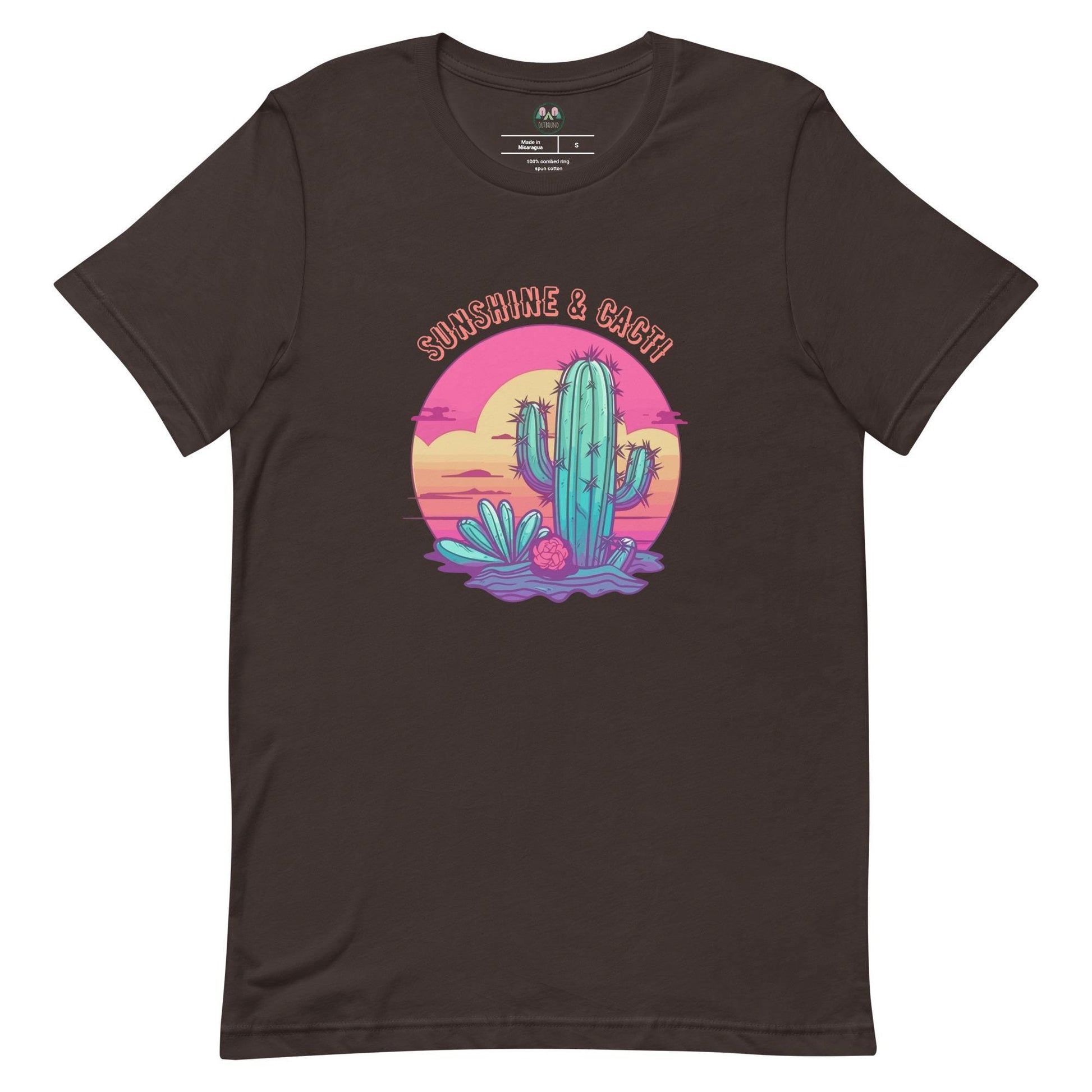 Sunshine & Cacti | Cactus Lovers | Desert Scene Tee | Unisex Nature T-Shirt | Sunshine Lovers