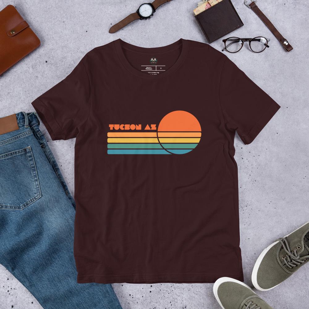 Tucson AZ Sun Tee | Unisex T-Shirt | Local Love Design | Sunshine Shirt | Gift For Arizona Lovers | Desert Love Apparel