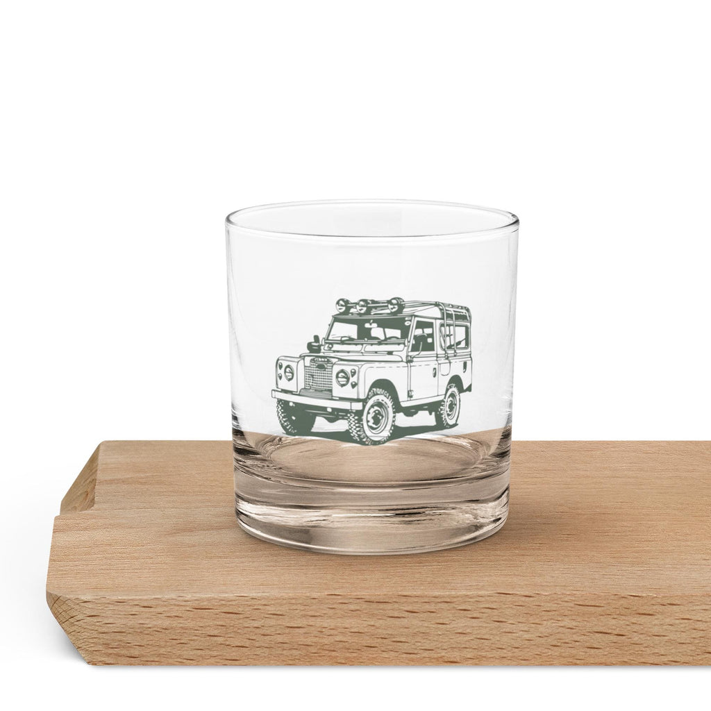 Series Rover Rocks Glass | Vintage Car Barware | Rover Lovers Drinkware | Unique Whisky Glass