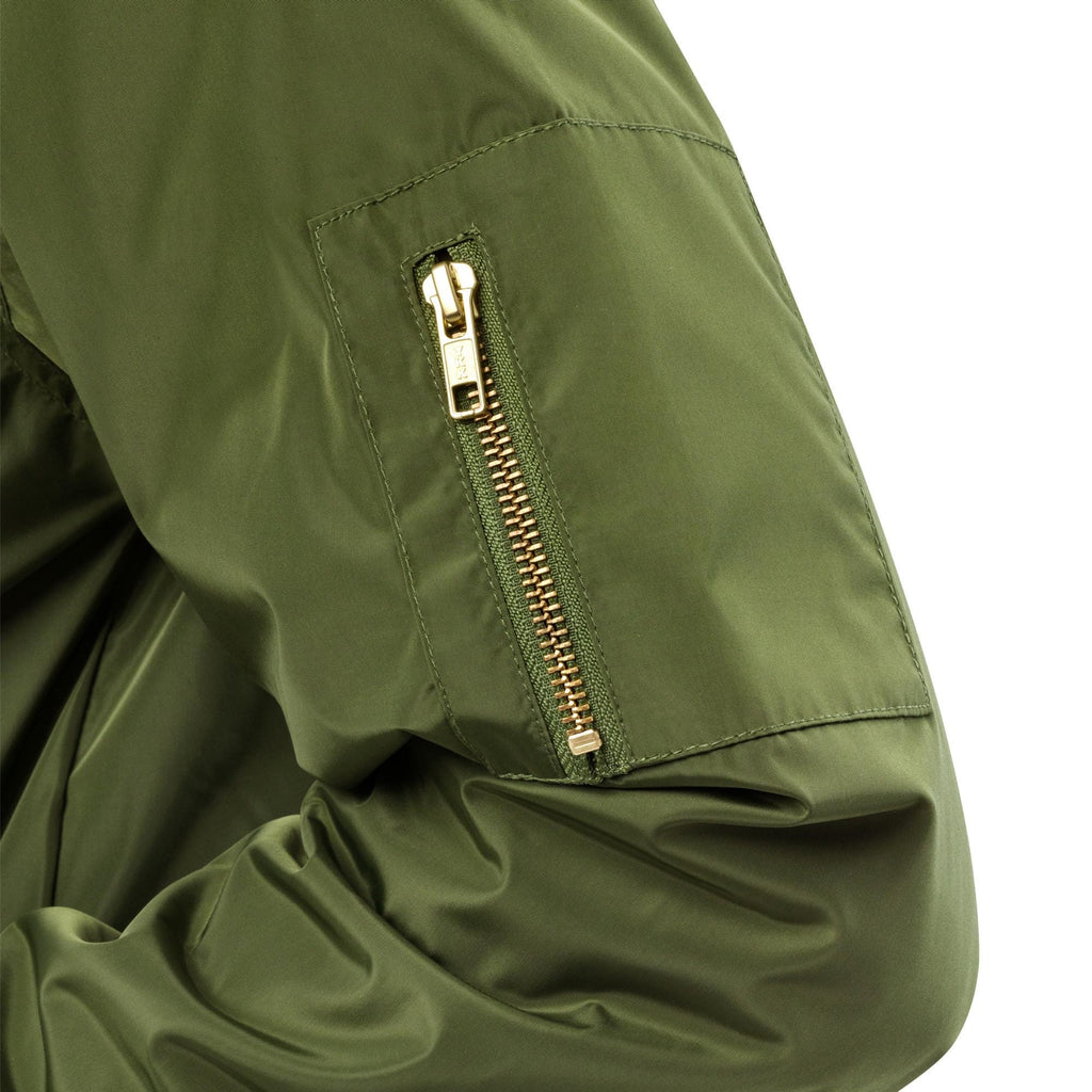 Defender and Sun | Land Rover Premium Recycled Bomber Jacket | Eco-Friendly Outerwear, Sustainable Fashion, Stylish Warmth
