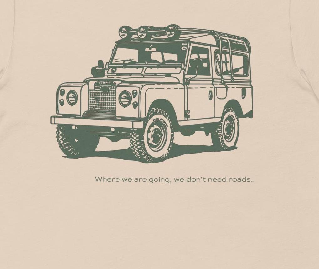 Series Land Rover Tee | Unisex Vintage Car T- Shirt | Overland Design for Rover Enthusiasts | Auto Enthusiast Gift