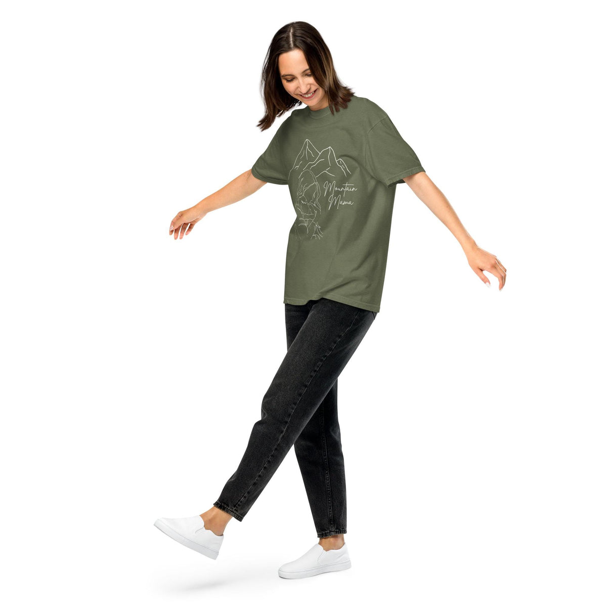 Mountain Mama Comfort Colors Tee | Motherhood Shirt for Nature Lovers & Mothers | Cute Eco-Friendly T-Shirt