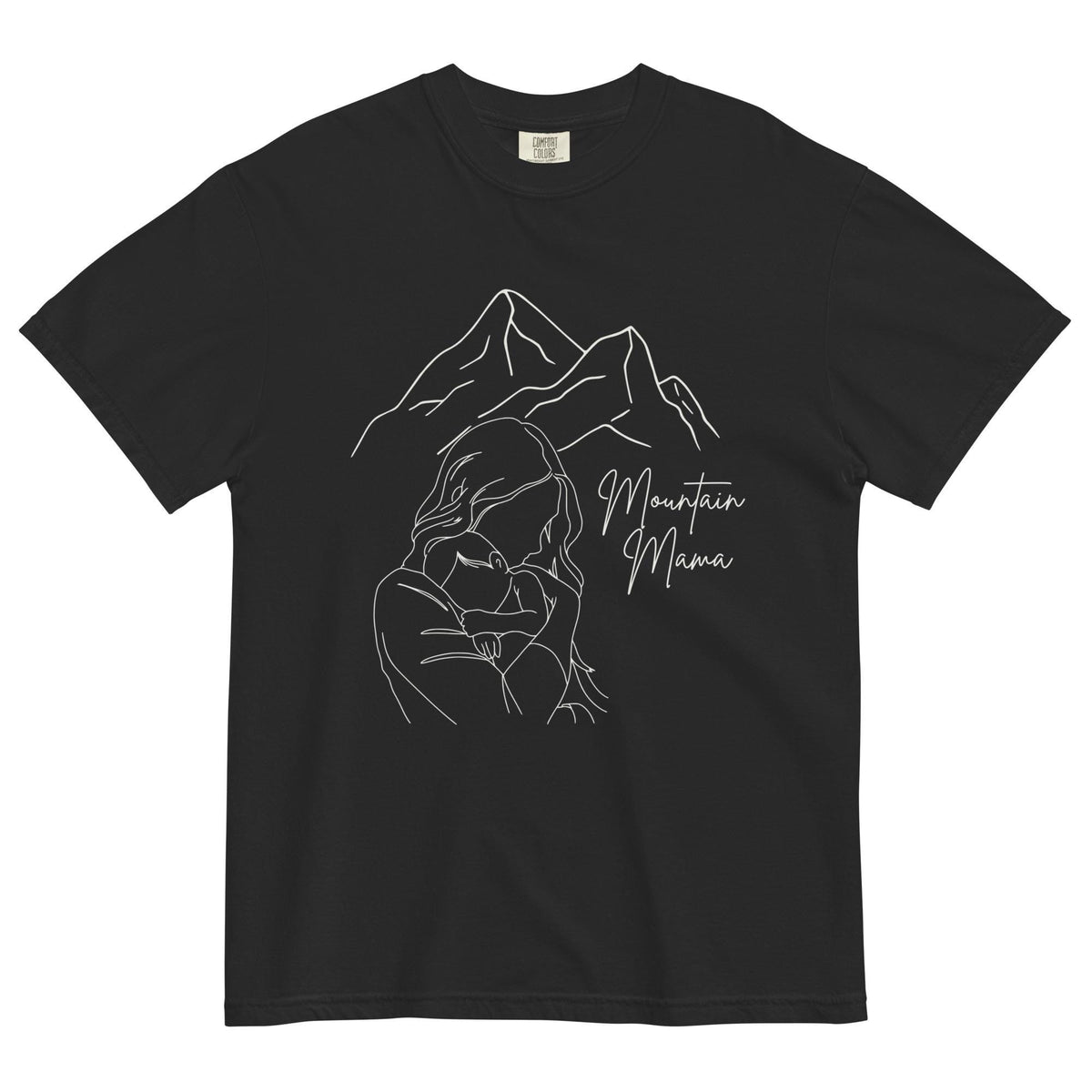 Mountain Mama Comfort Colors Tee | Motherhood Shirt for Nature Lovers & Mothers | Cute Eco-Friendly T-Shirt