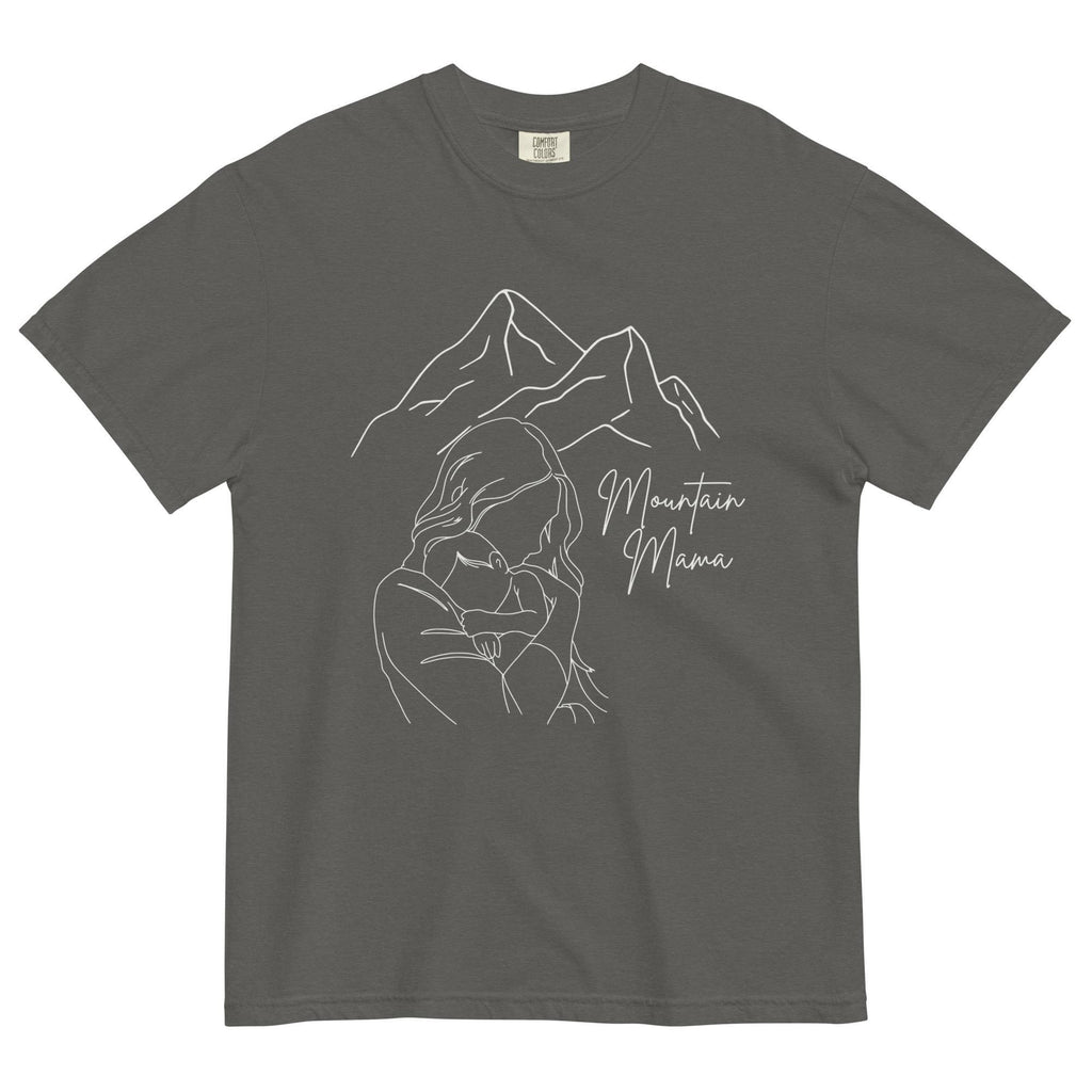 Mountain Mama Comfort Colors Tee | Motherhood Shirt for Nature Lovers & Mothers | Cute Eco-Friendly T-Shirt