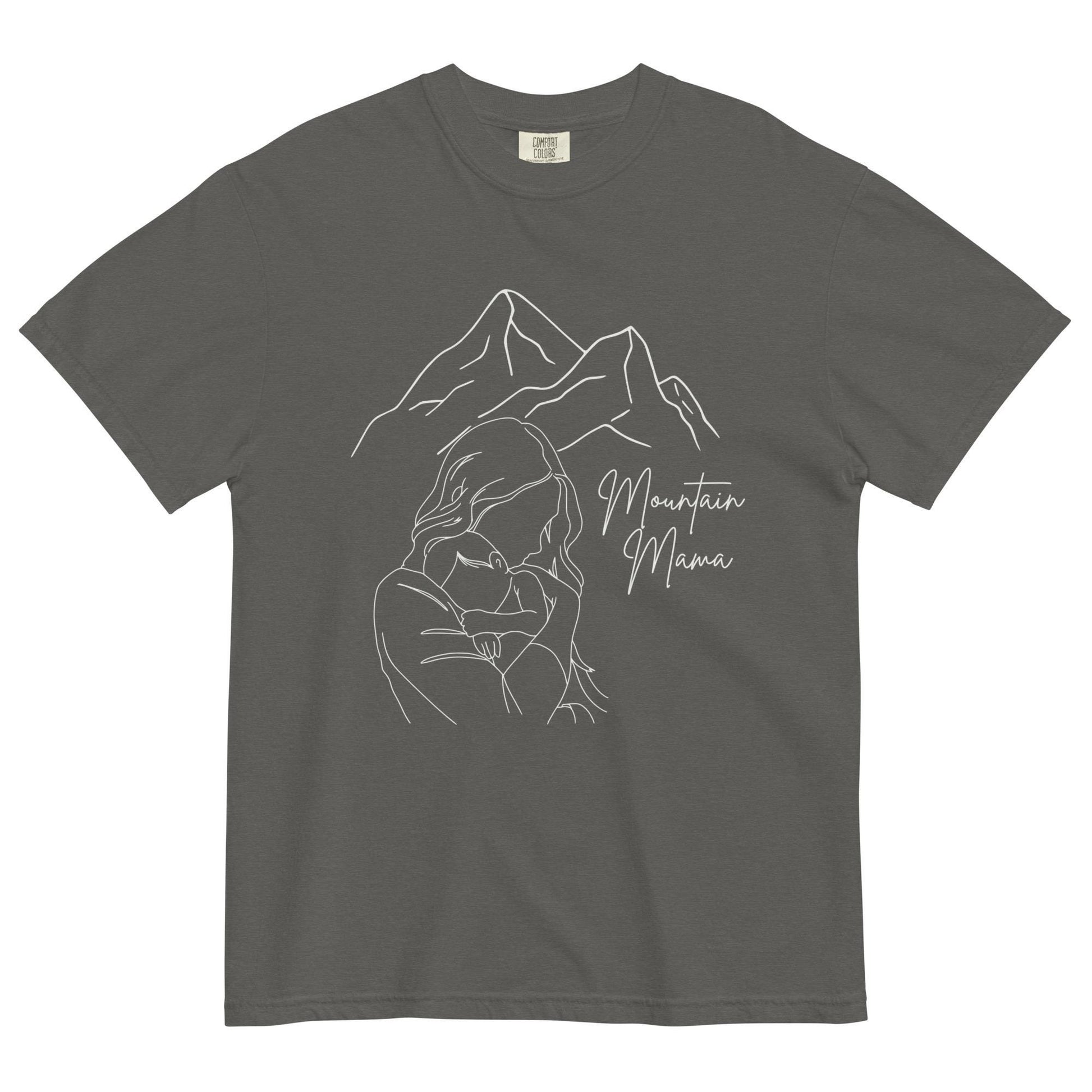Mountain Mama Comfort Colors Tee | Motherhood Shirt for Nature Lovers & Mothers | Cute Eco-Friendly T-Shirt