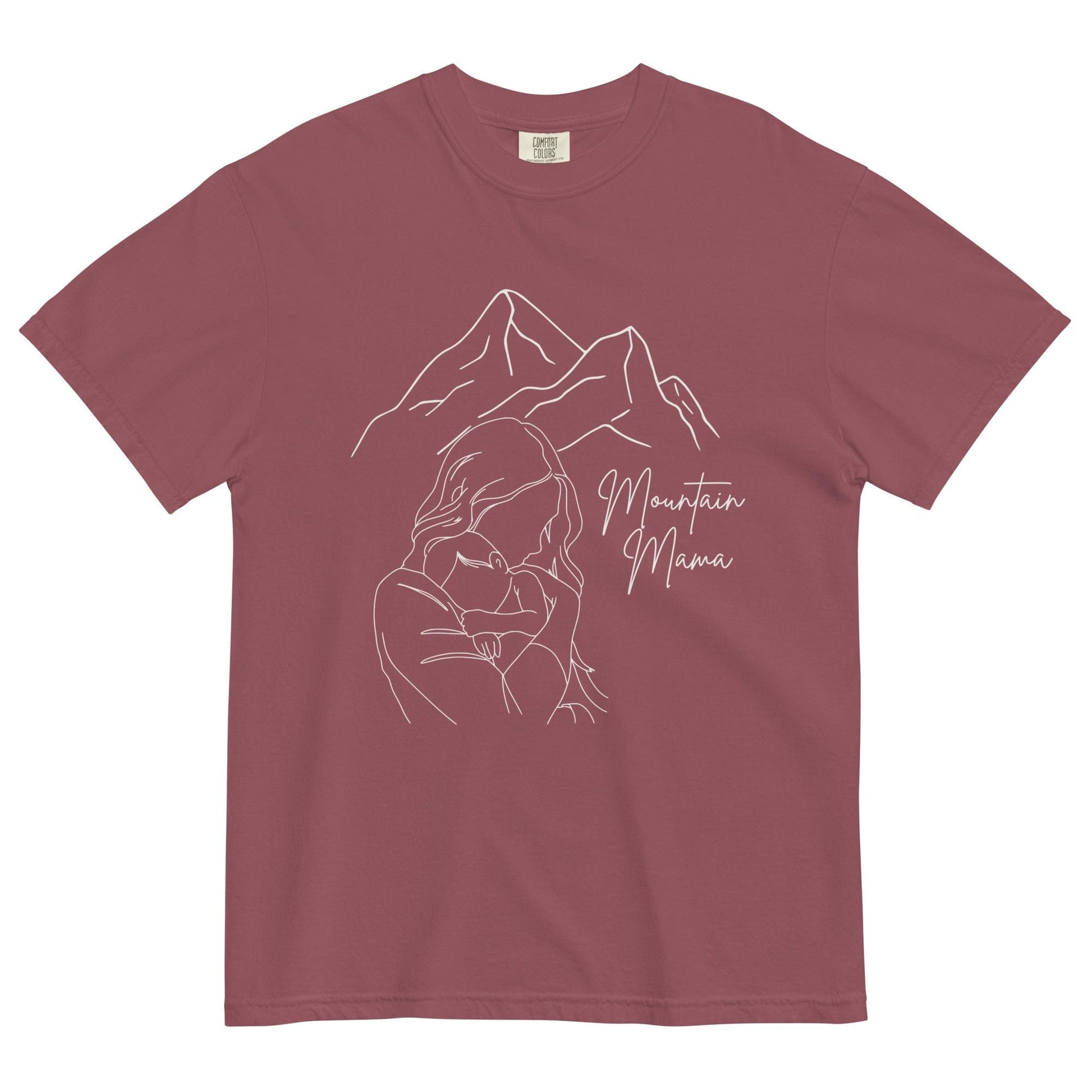 Mountain Mama Comfort Colors Tee | Motherhood Shirt for Nature Lovers & Mothers | Cute Eco-Friendly T-Shirt