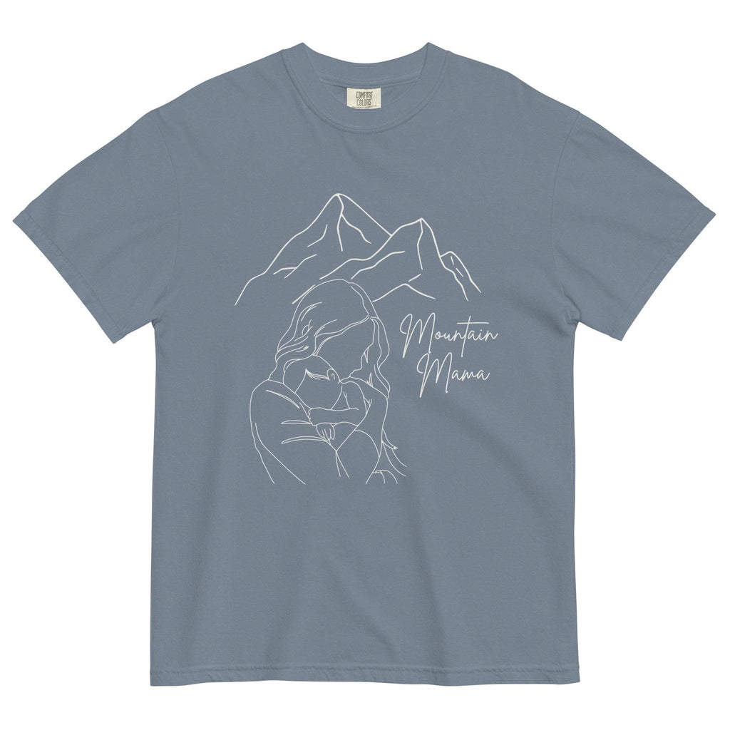 Mountain Mama Comfort Colors Tee | Motherhood Shirt for Nature Lovers & Mothers | Cute Eco-Friendly T-Shirt