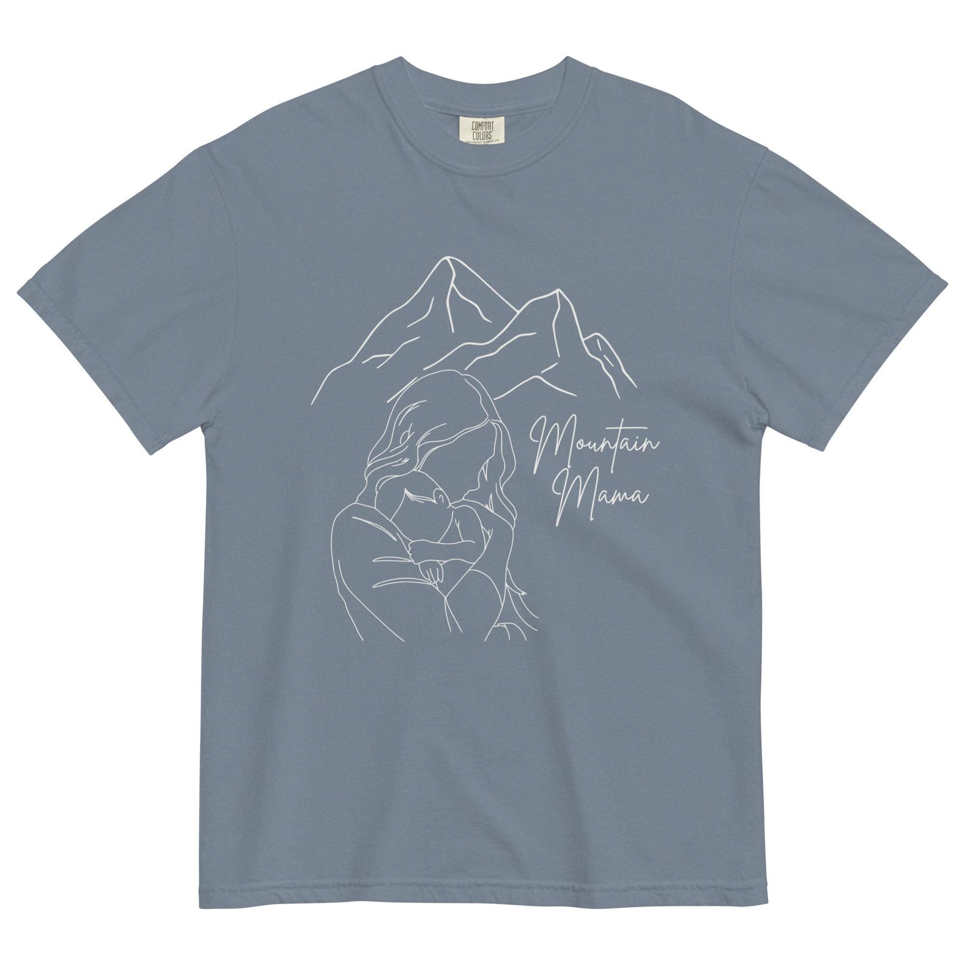 Mountain Mama Comfort Colors Tee | Motherhood Shirt for Nature Lovers & Mothers | Cute Eco-Friendly T-Shirt