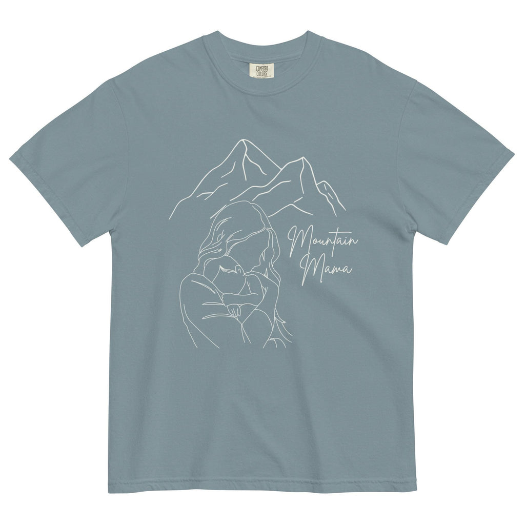 Mountain Mama Comfort Colors Tee | Motherhood Shirt for Nature Lovers & Mothers | Cute Eco-Friendly T-Shirt