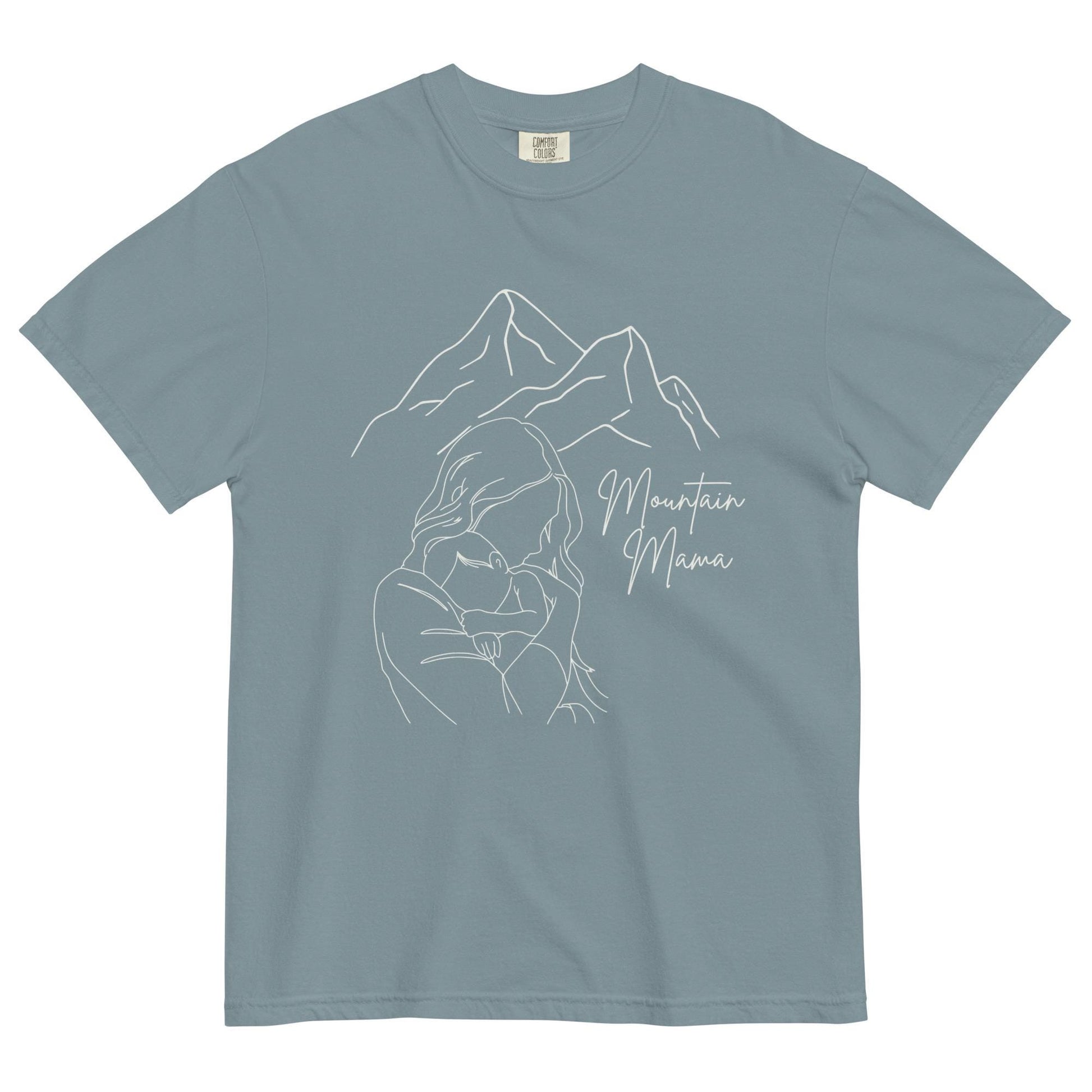 Mountain Mama Comfort Colors Tee | Motherhood Shirt for Nature Lovers & Mothers | Cute Eco-Friendly T-Shirt