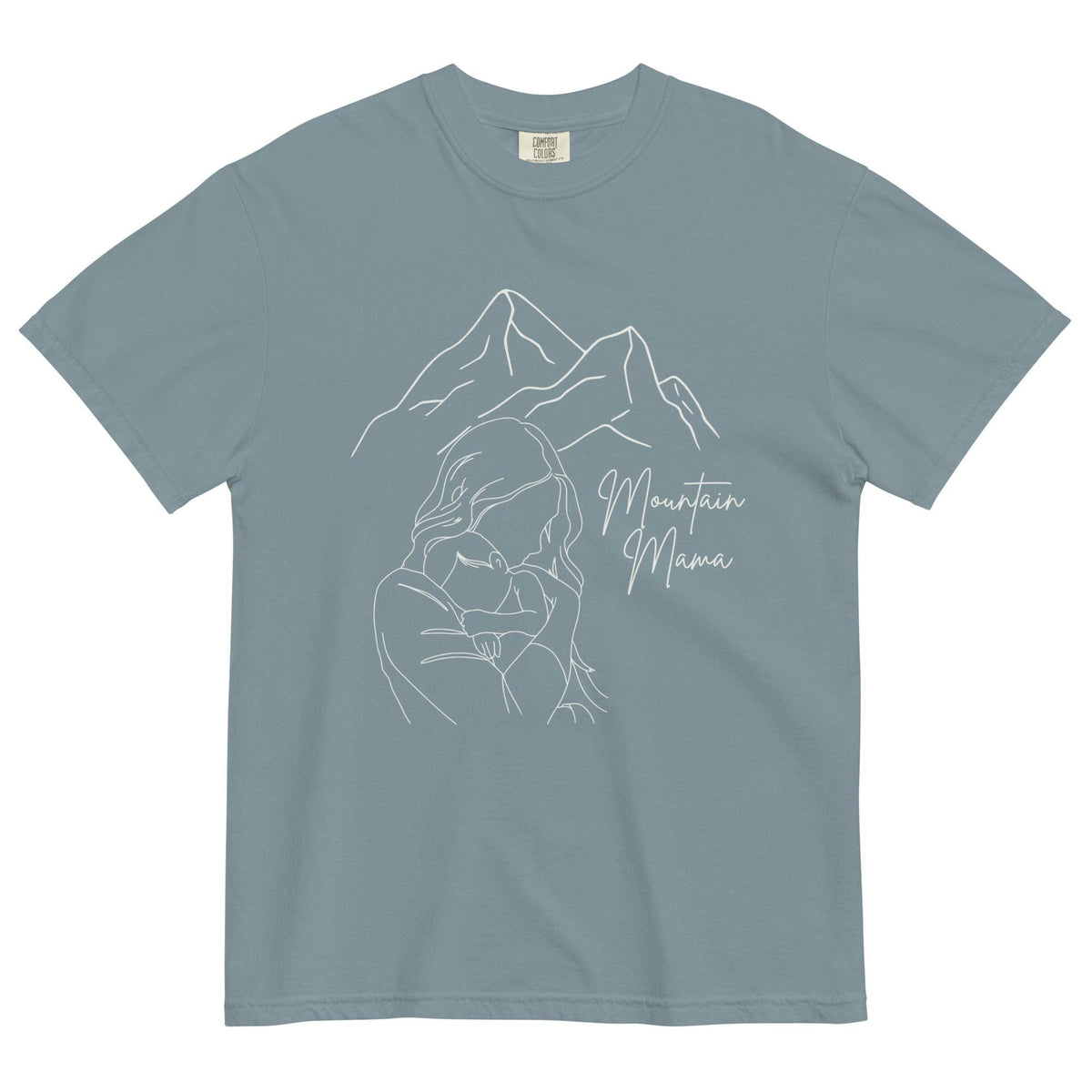 Mountain Mama Comfort Colors Tee | Motherhood Shirt for Nature Lovers & Mothers | Cute Eco-Friendly T-Shirt