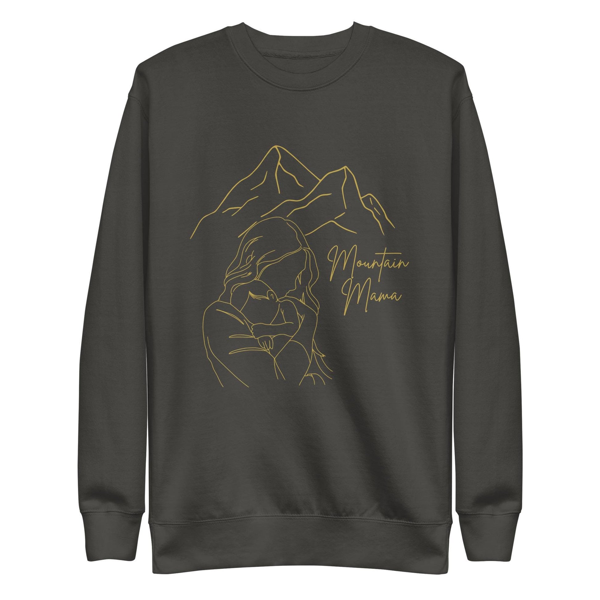 Mountain Mama Sweatshirt | Cozy Motherhood Shirt for Nature Lovers & Moms | Perfect Gift for Mothers