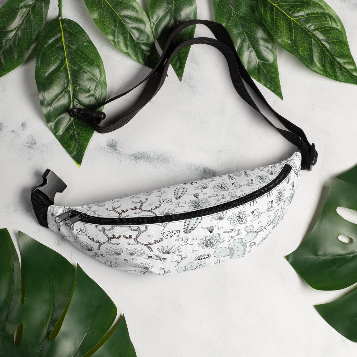 Cactus and Cowboys Fanny Pack | Western Boho Design | Fun Cactus Style for Festivals & Everyday Use, Great Gift Idea