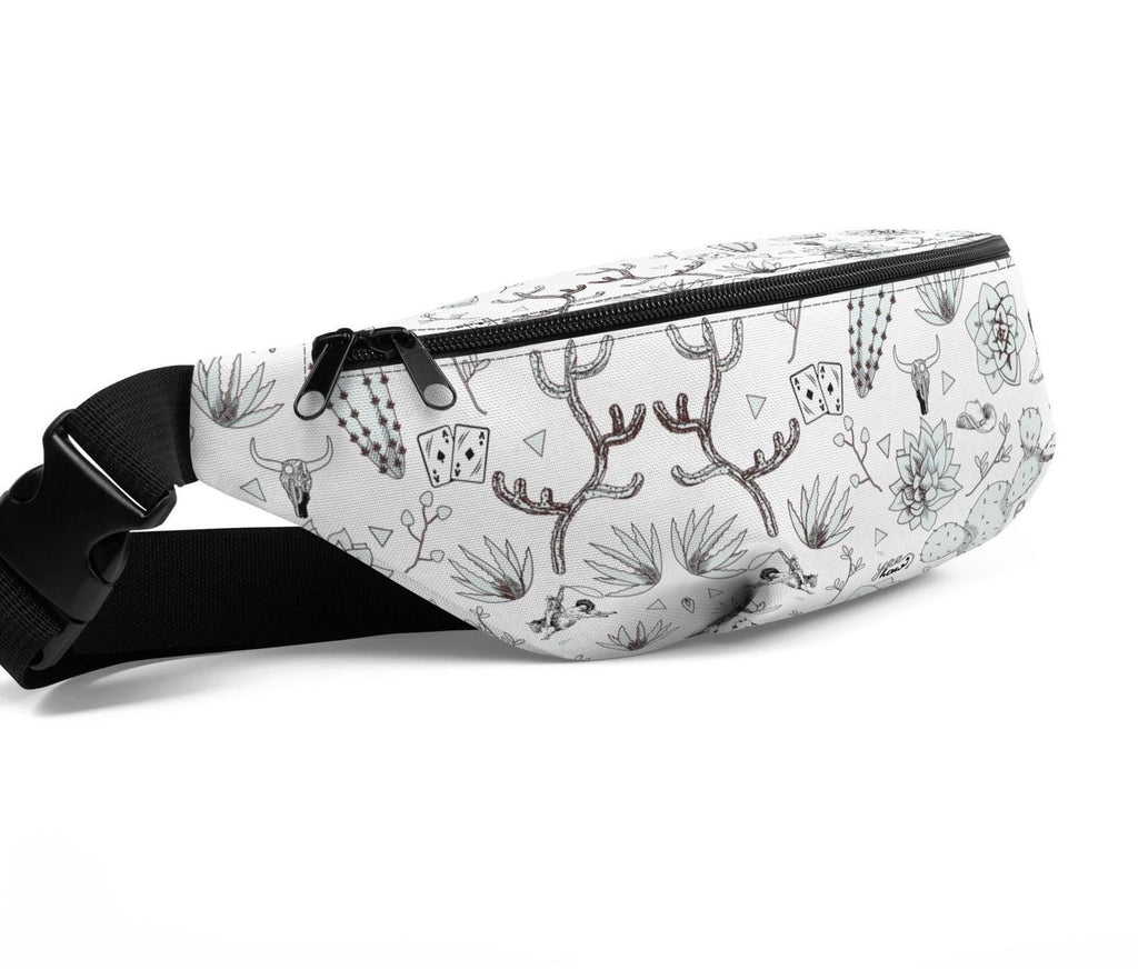 Cactus and Cowboys Fanny Pack | Western Boho Design | Fun Cactus Style for Festivals & Everyday Use, Great Gift Idea