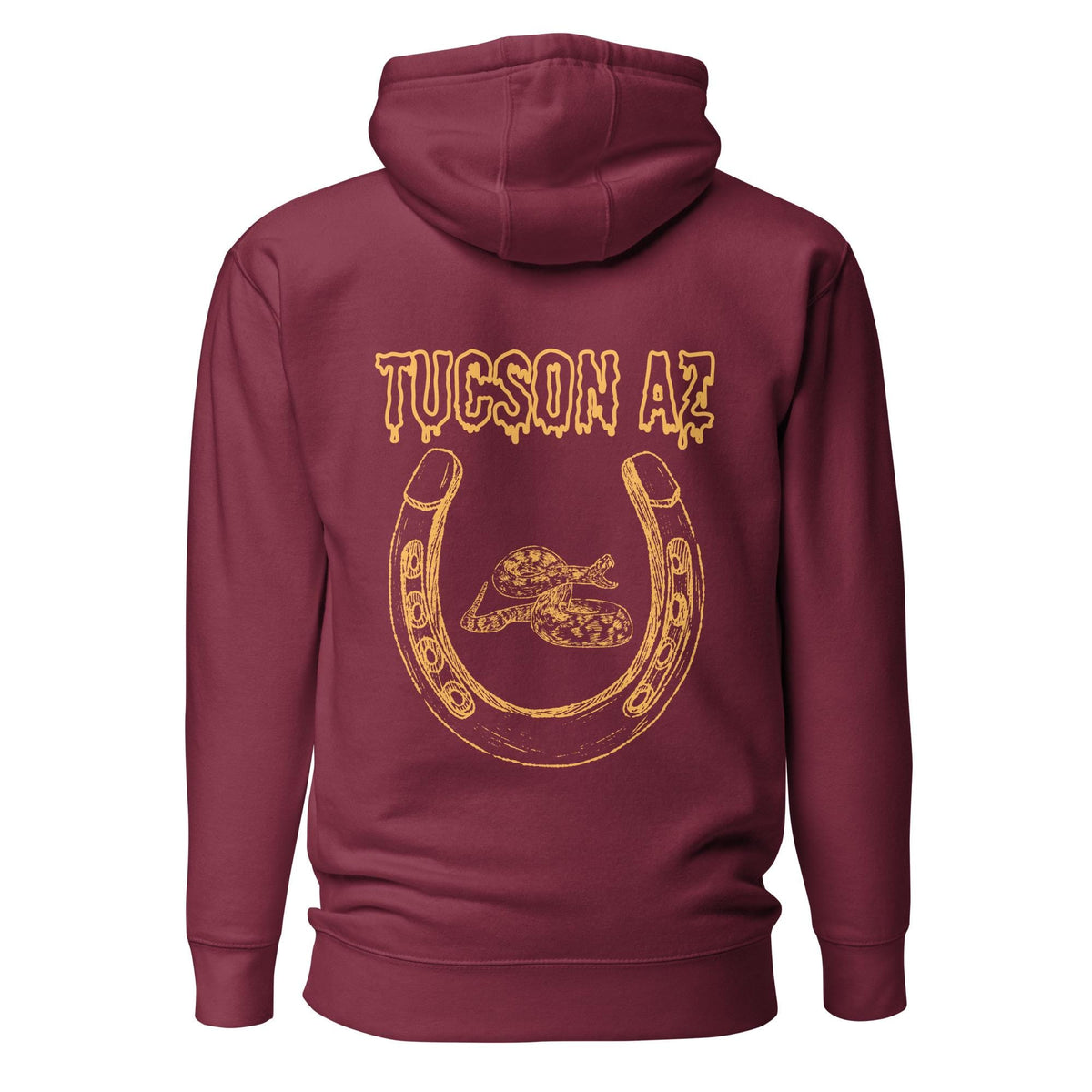 Tucson Hoodie | Horseshoe & Rattlesnake Design | Unisex Pullover | Western Style | Southwest Aesthetic, Local Love Gear