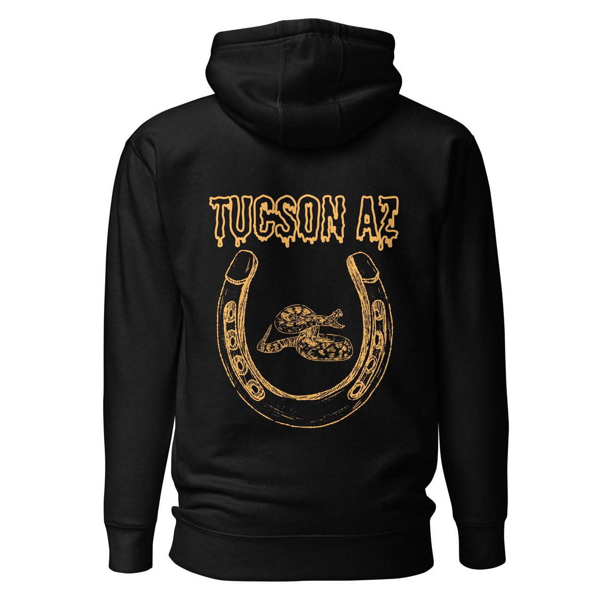 Tucson Hoodie | Horseshoe & Rattlesnake Design | Unisex Pullover | Western Style | Southwest Aesthetic, Local Love Gear