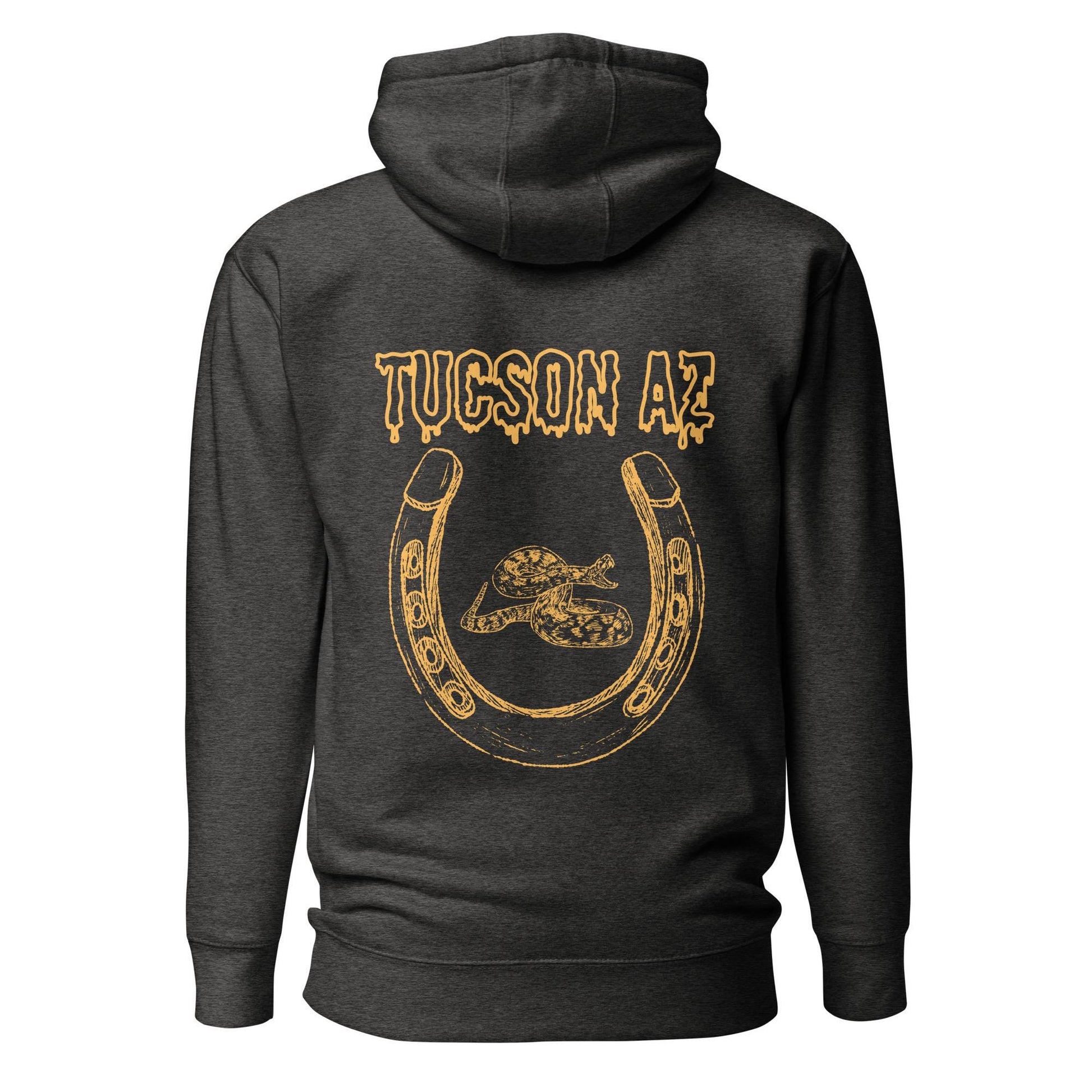 Tucson Hoodie | Horseshoe & Rattlesnake Design | Unisex Pullover | Western Style | Southwest Aesthetic, Local Love Gear