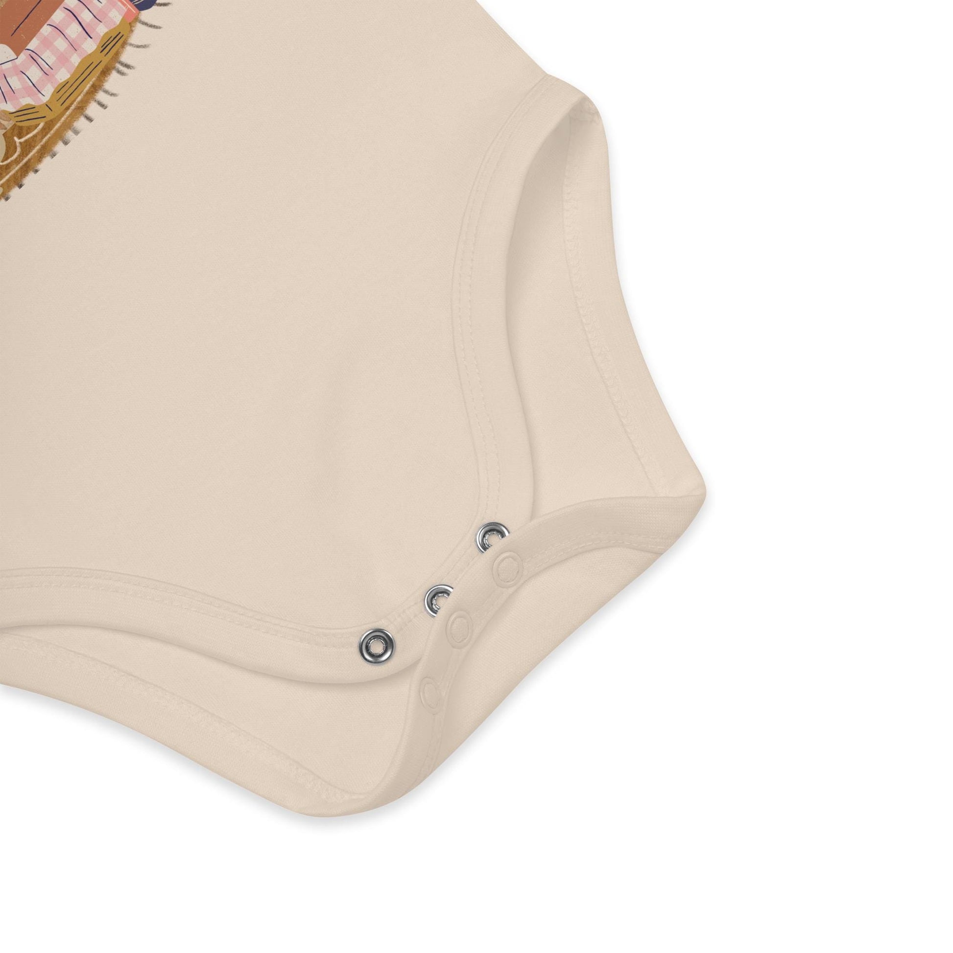 Cat in a Basket Baby Bodysuit | Cute Cottagecore Outfit | Adorable Farmhouse Cat Design