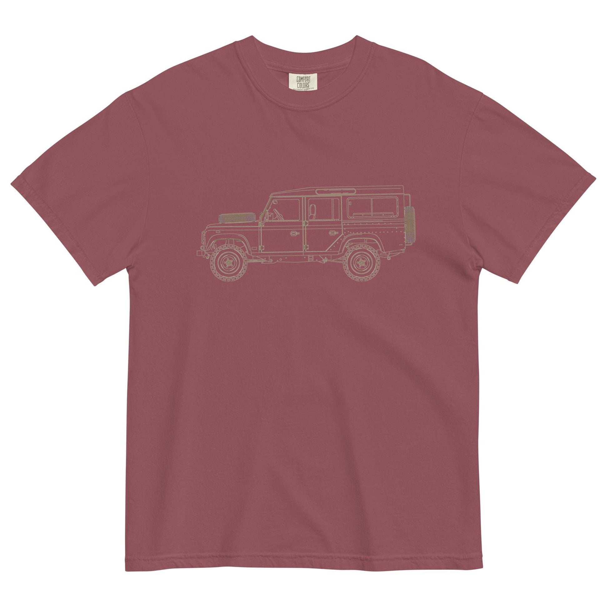 Defender Comfort Colors Tee | Rover Lovers T-Shirt | Unisex Vintage Car Apparel