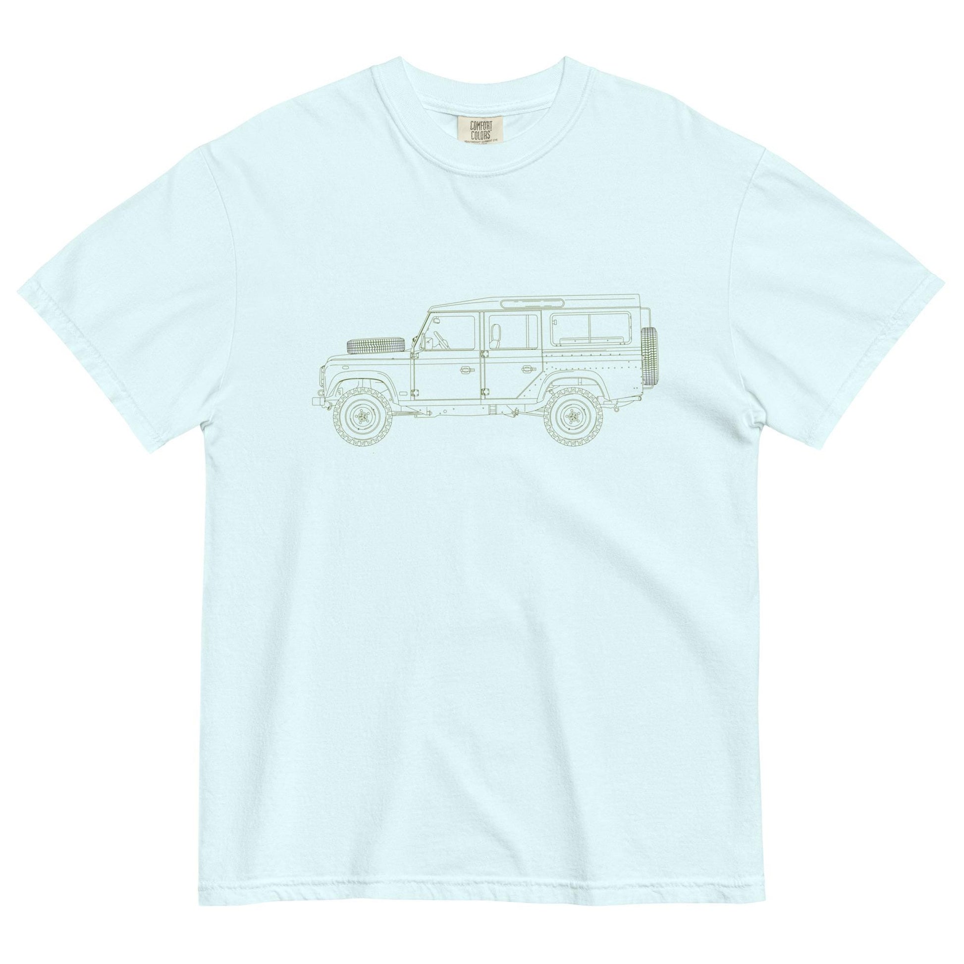 Defender Comfort Colors Tee | Rover Lovers T-Shirt | Unisex Vintage Car Apparel