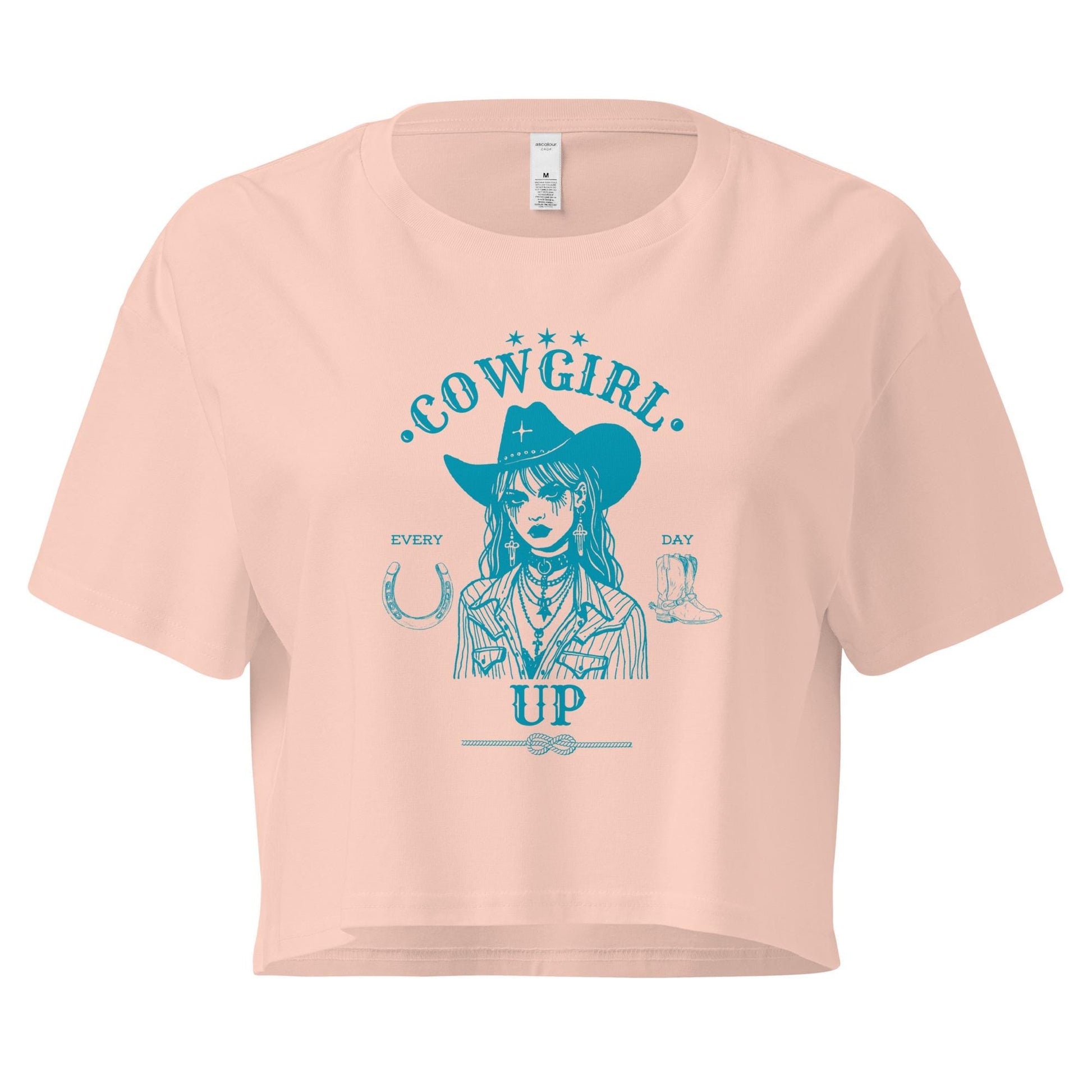 Cowgirl Up Every Day | Women's Crop Top | Western Crop Tee | Cowgirl Lifestyle