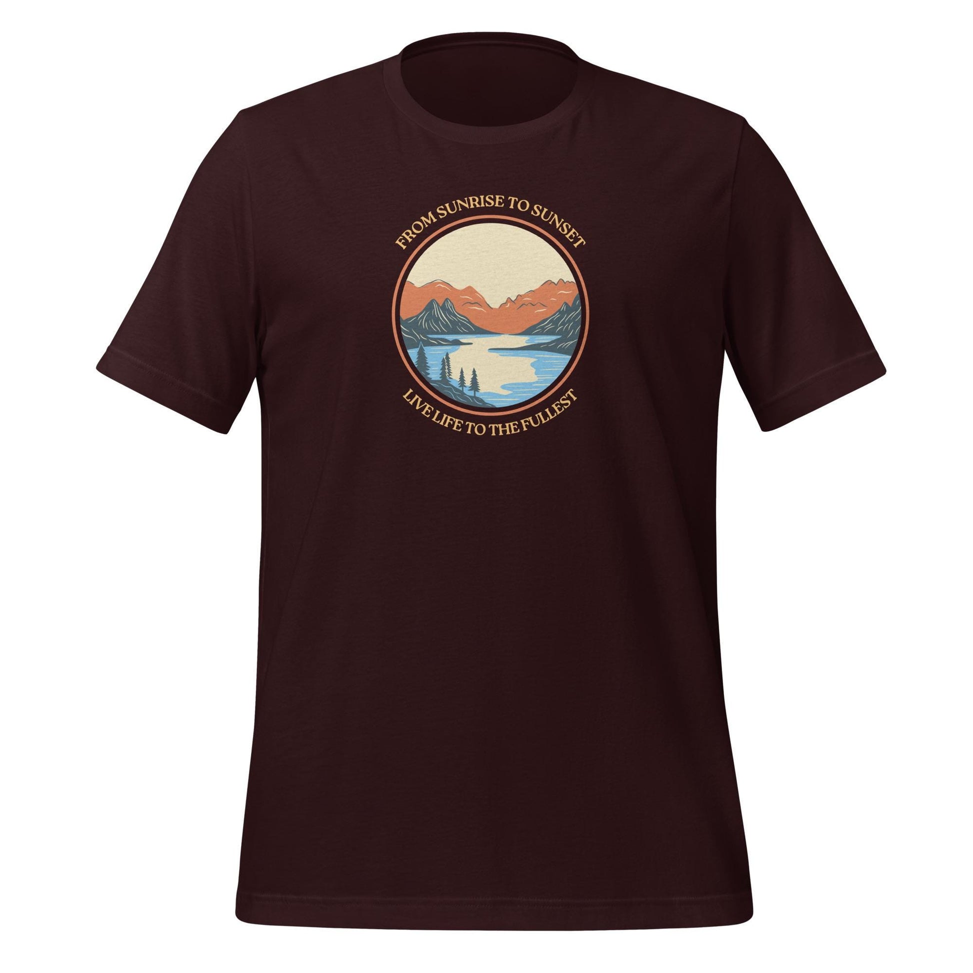 Sunrise to Sunset | Outdoor Graphic Tee | Inspirational Nature Shirt | Nature Lovers Apparel