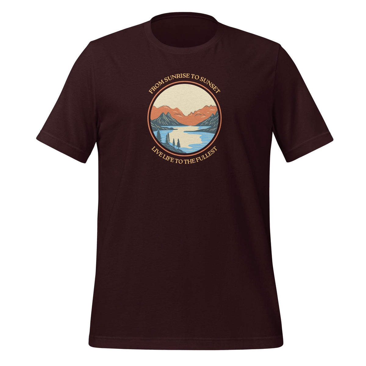 Sunrise to Sunset | Outdoor Graphic Tee | Inspirational Nature Shirt | Nature Lovers Apparel