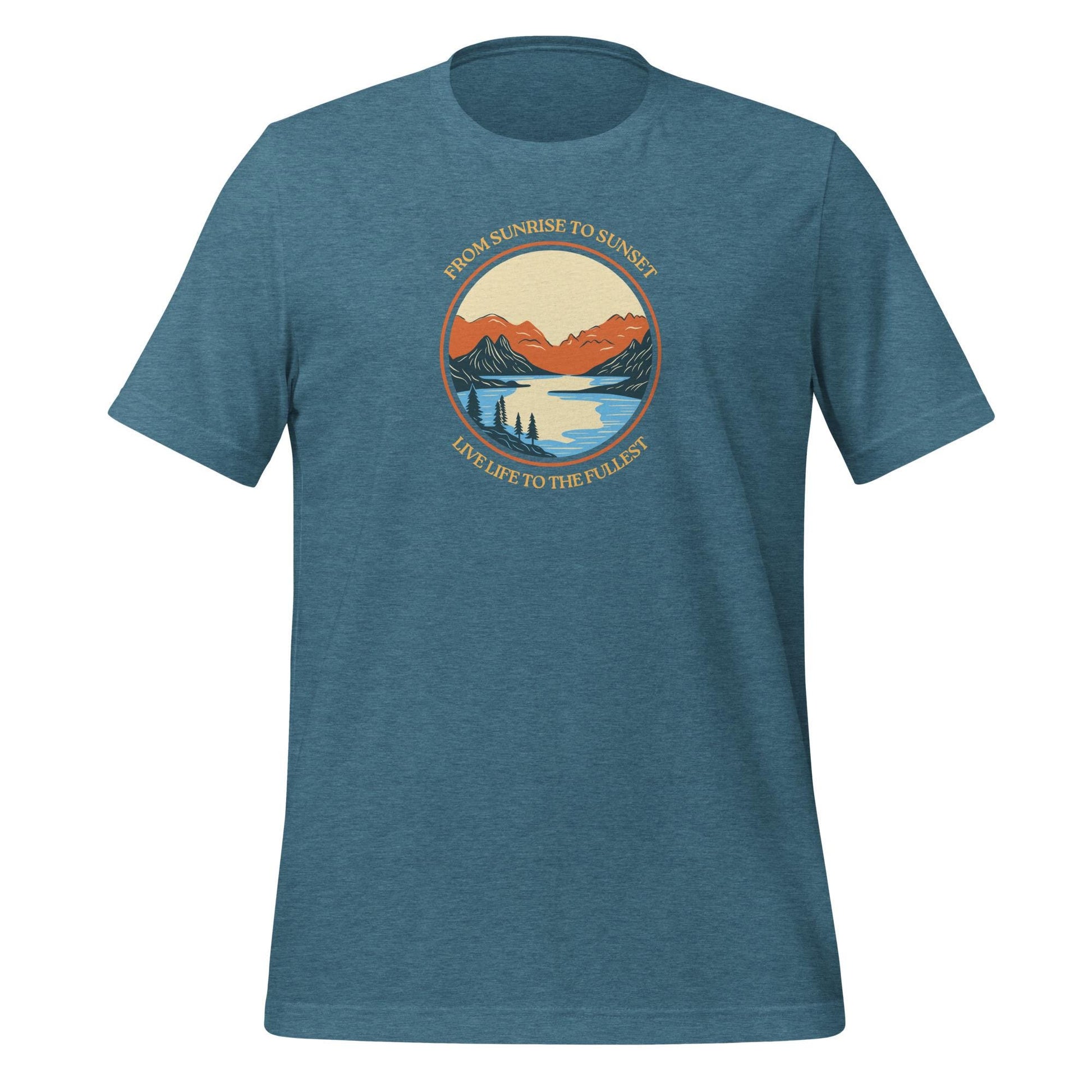 Sunrise to Sunset | Outdoor Graphic Tee | Inspirational Nature Shirt | Nature Lovers Apparel